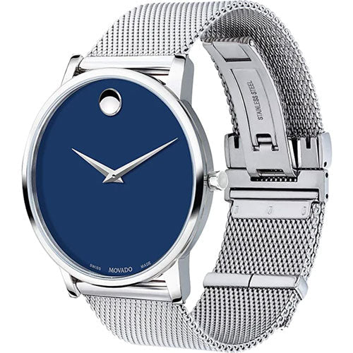 Movado Museum Classic Blue Dial Men 40mm - view 2