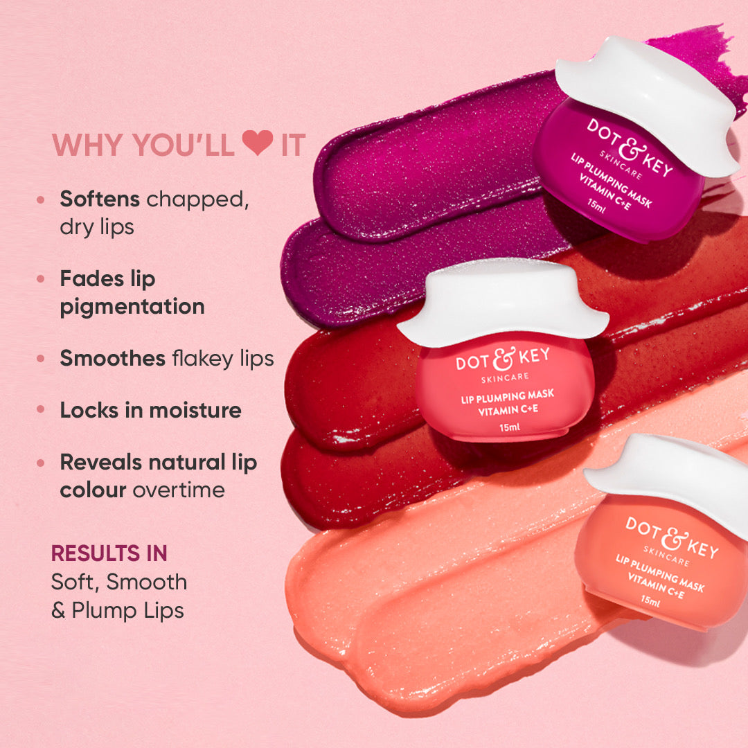 Dot & Key Lip Plumping Mask with Vitamin C + E - view 4