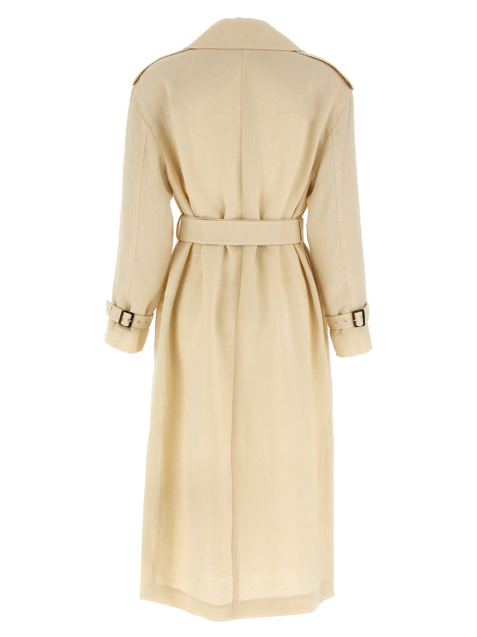 Max Mara Studio Vieste Trench Coat – 100% flaxlinen - view 2
