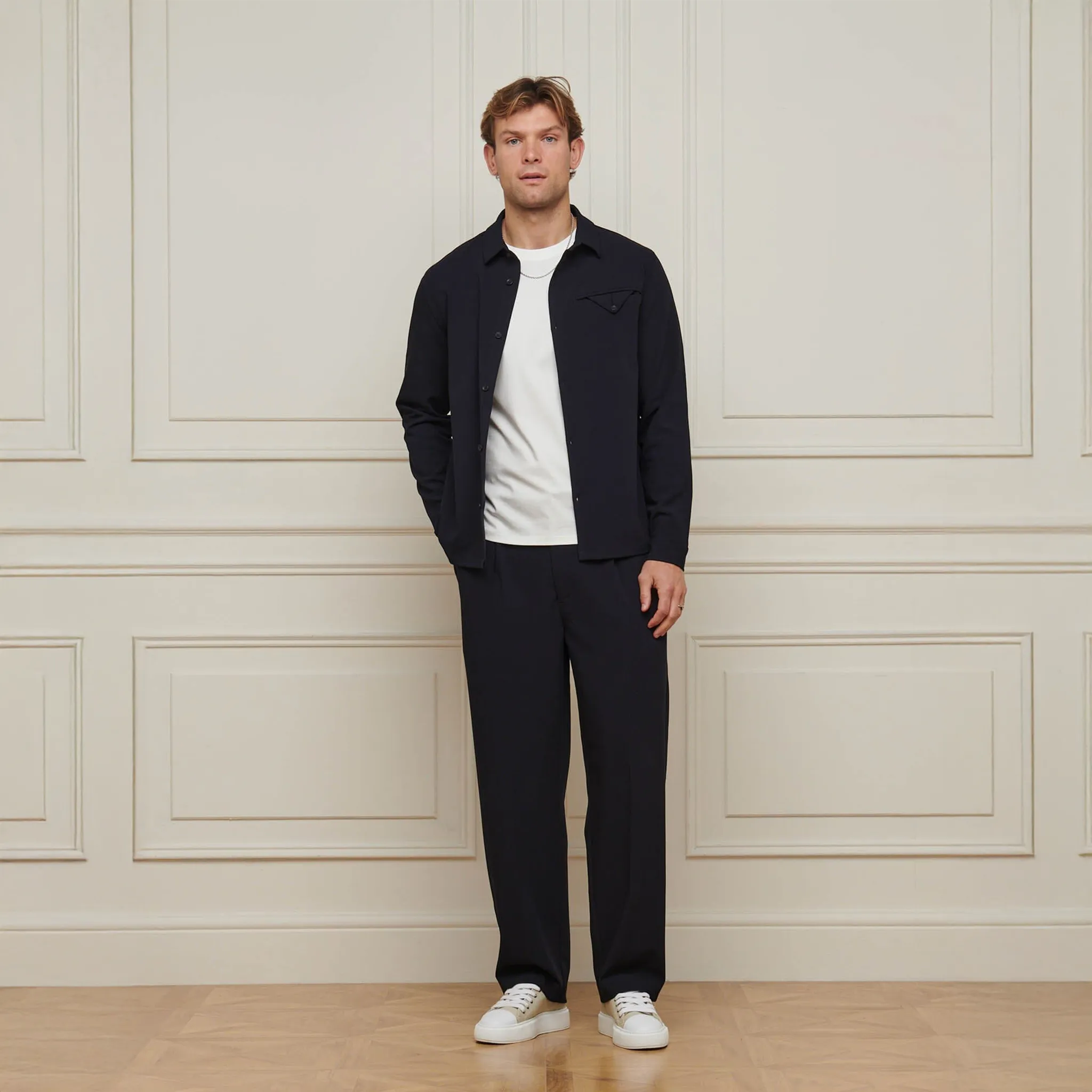 Belier Chest Pocket Navy Shirt - view 2