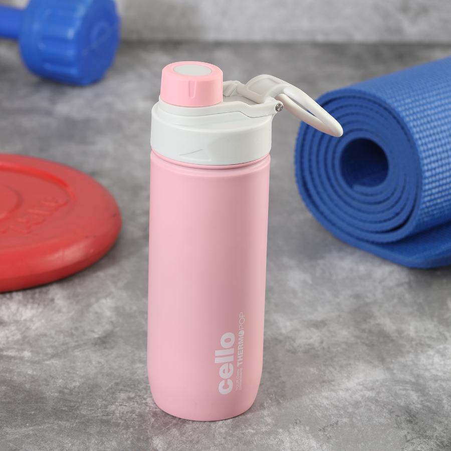 Cello Pop Hot & Cold Stainless Steel Kids Water Bottle, 600ml - view 5