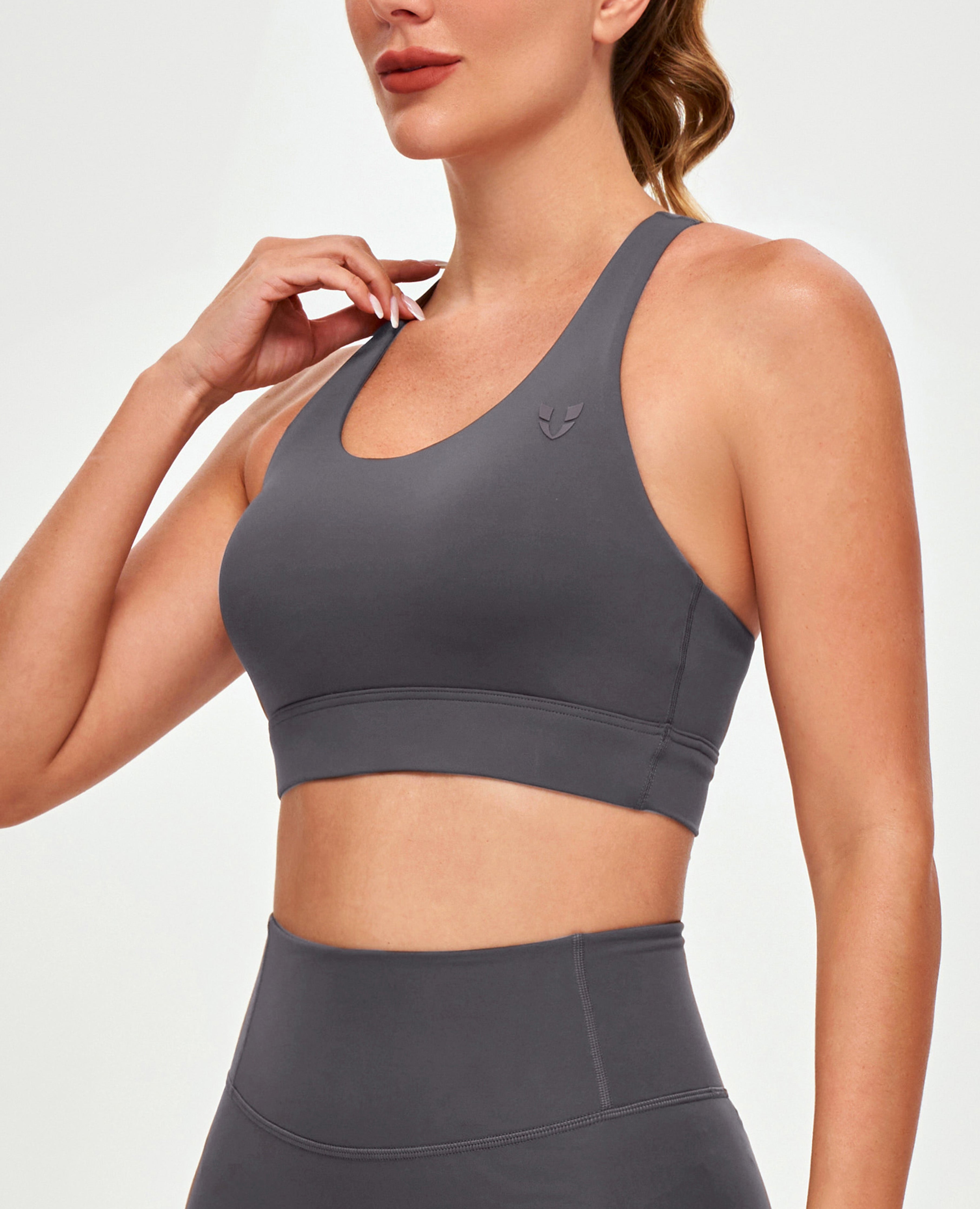 FIRM ABS Energy Sports Bra - Gray - view 3