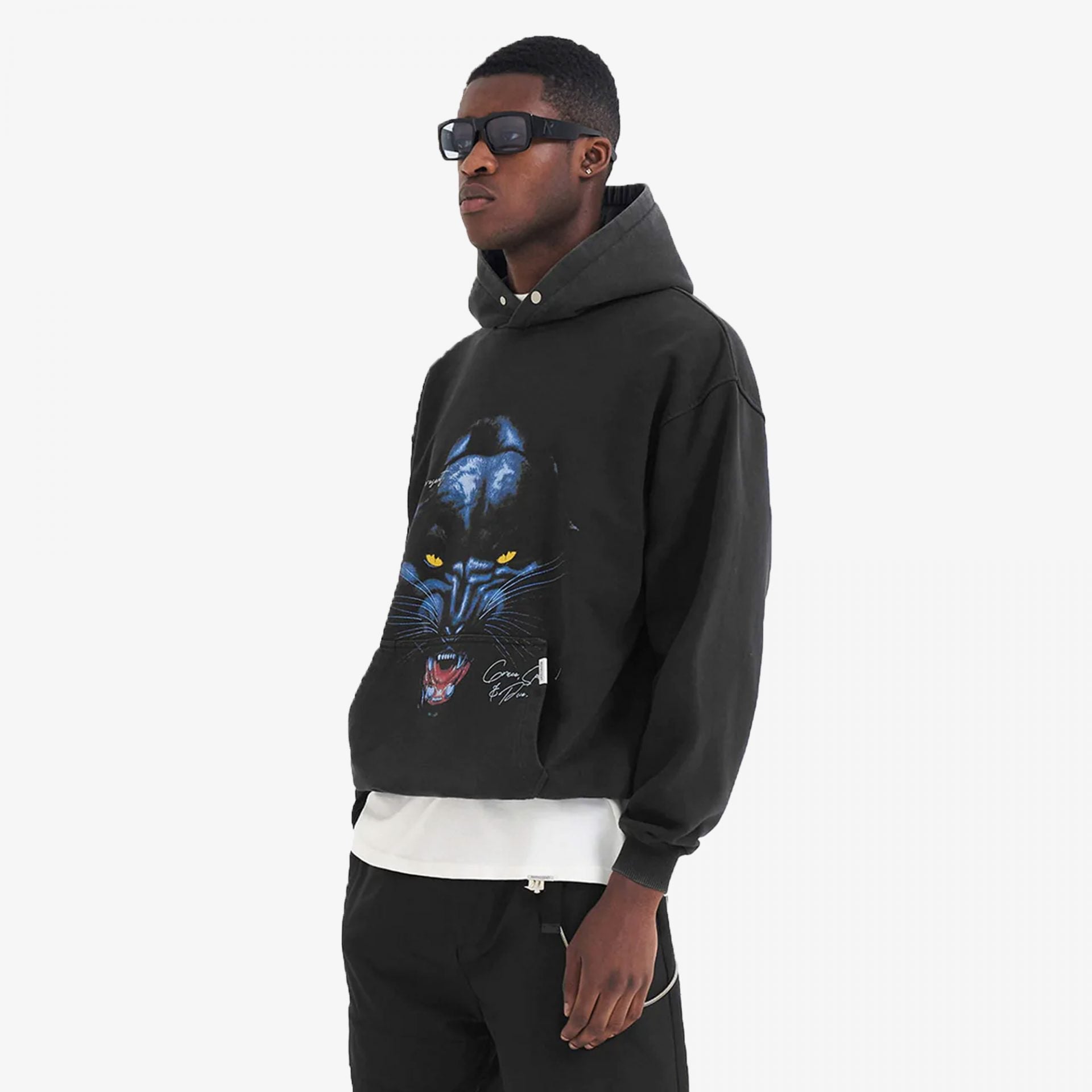 Represent | JAGUAR HOODIE { BLACK