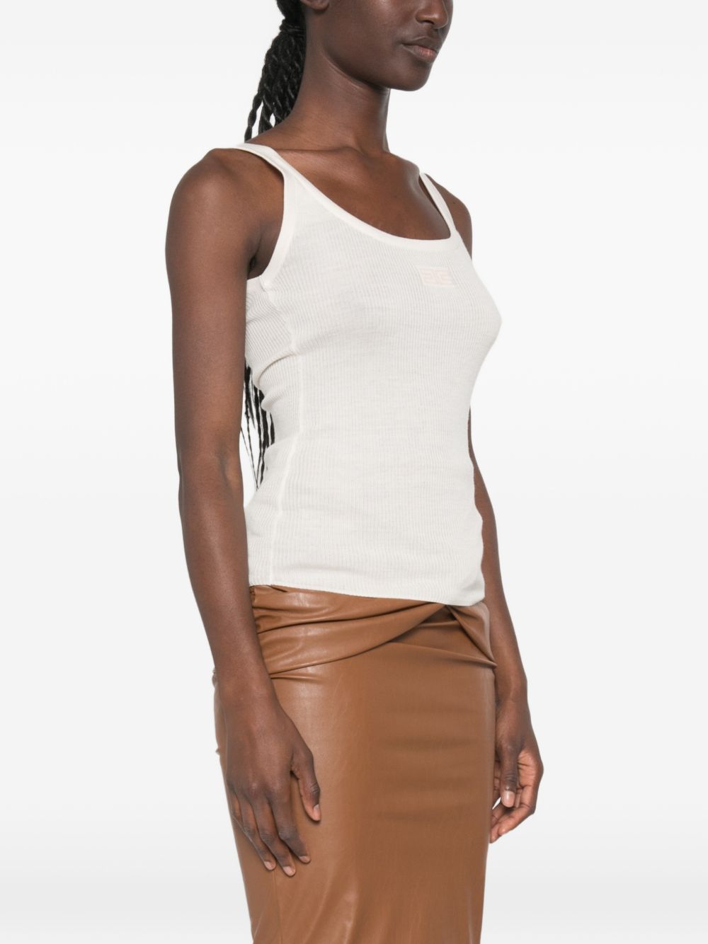 Elisabetta Franchi Top – Wool 99%, Elastane 1% - view 2