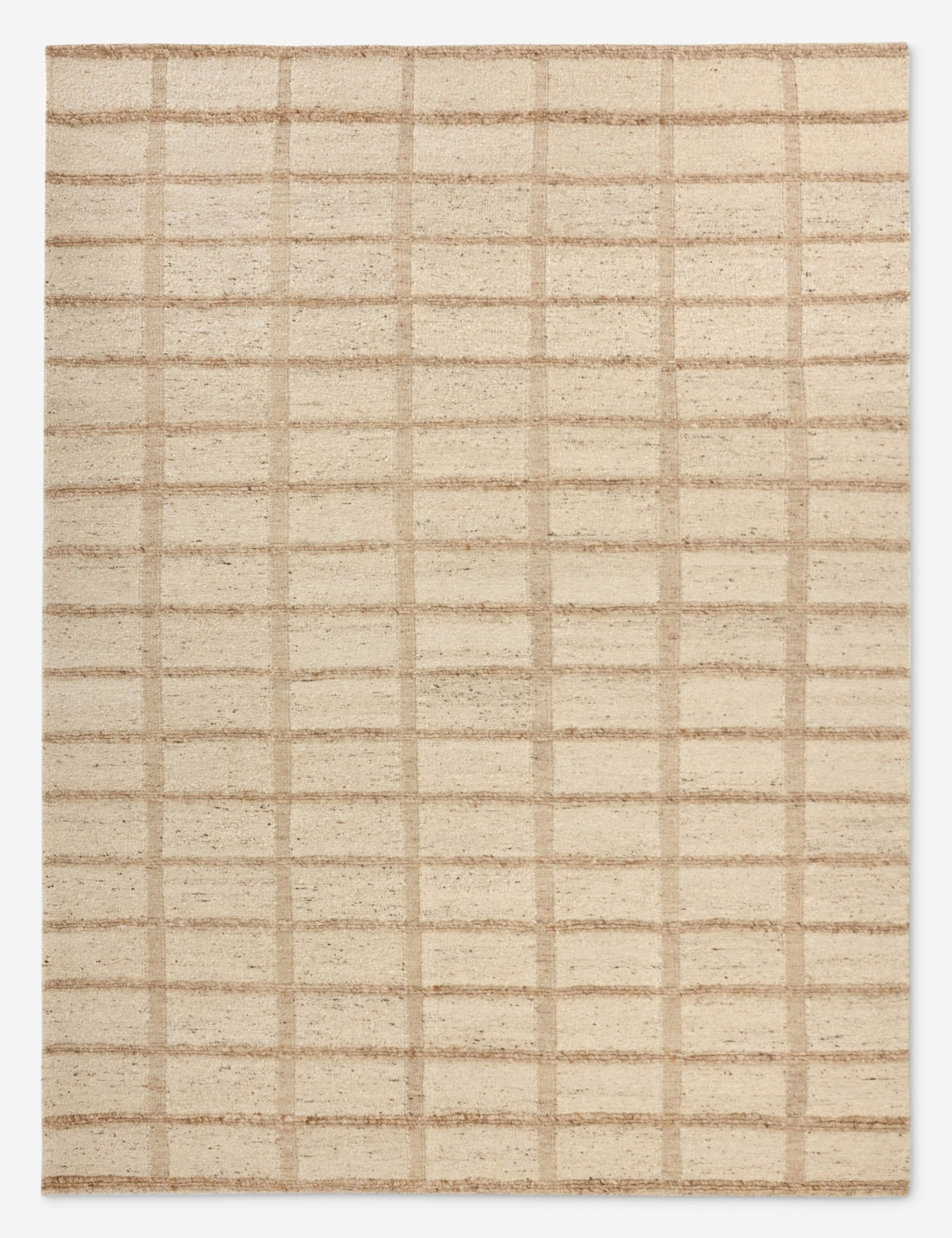 Lulu and Georgia Chambers Handwoven Wool Rug – Ivory