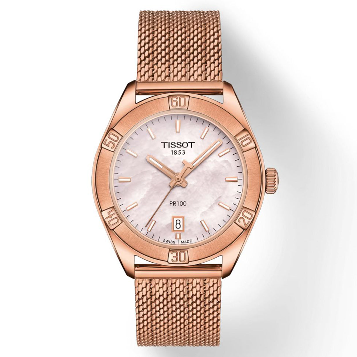 Tissot T-Classic Pink Mother-Of-Pearl Dial Women 36mm - view 2