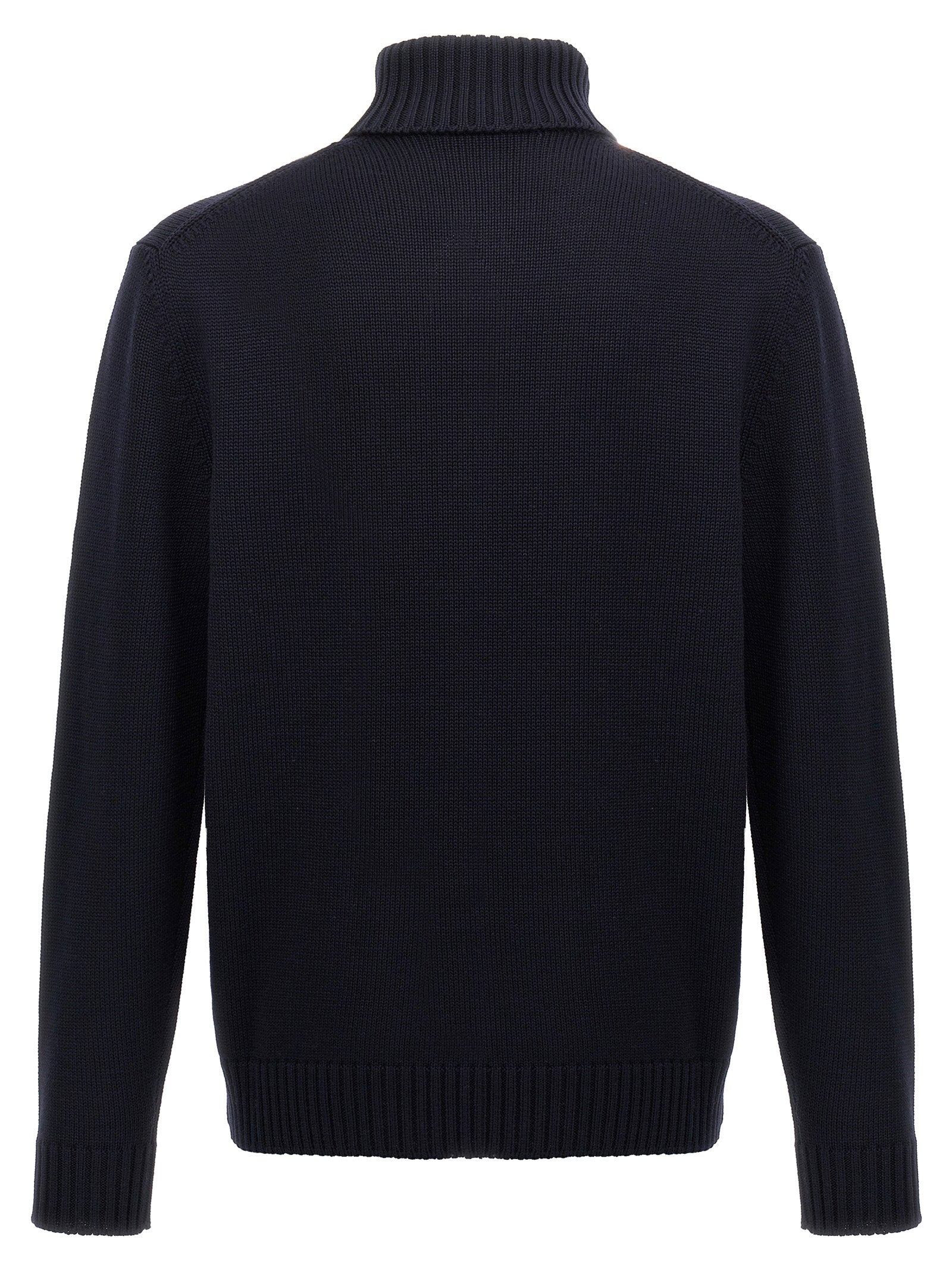 Zanone Turtle-neck Sweater – 100% virgin wool - view 2