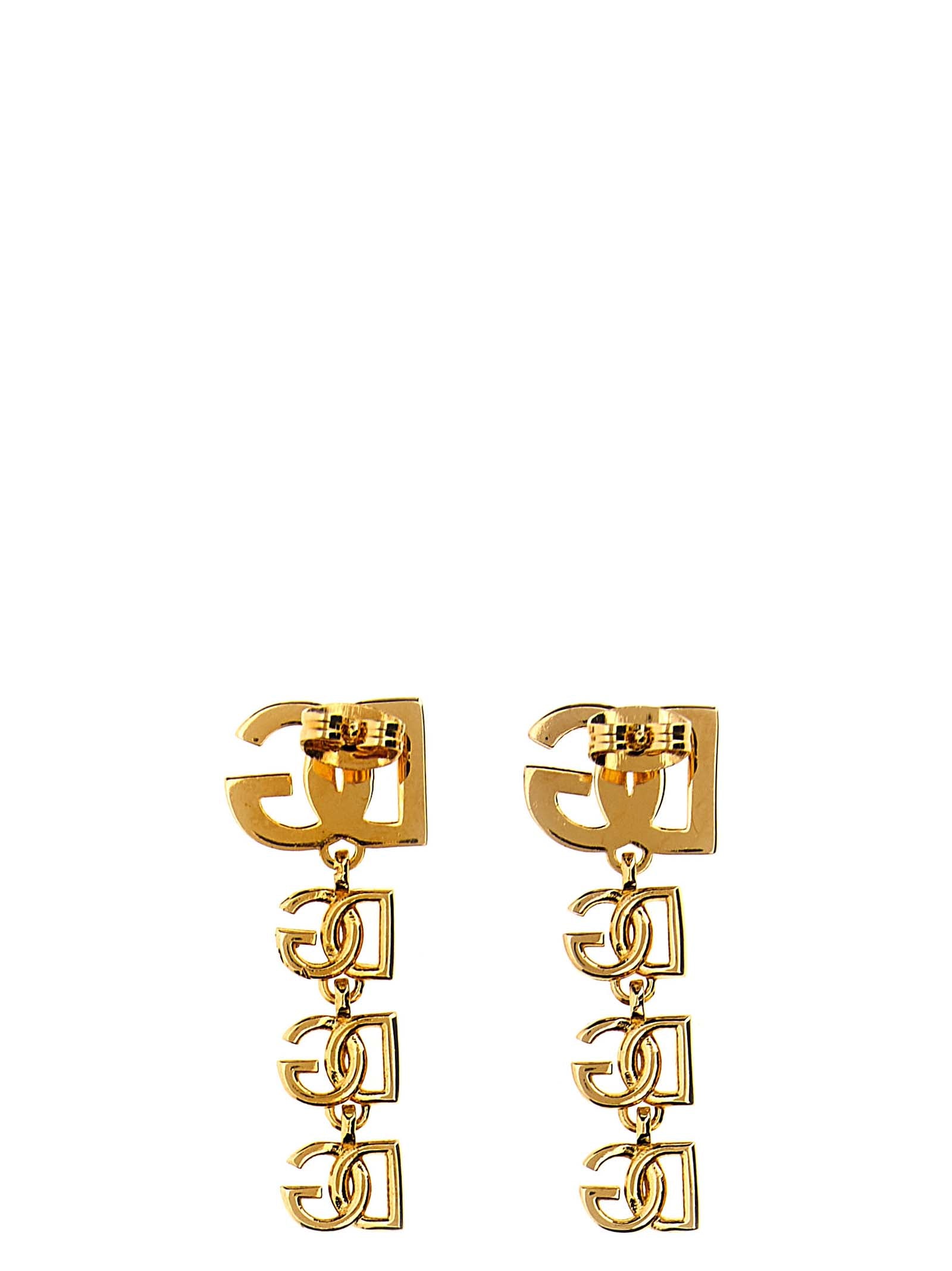 Dolce & Gabbana Logo Earrings – 95% brass 5% silver - view 2