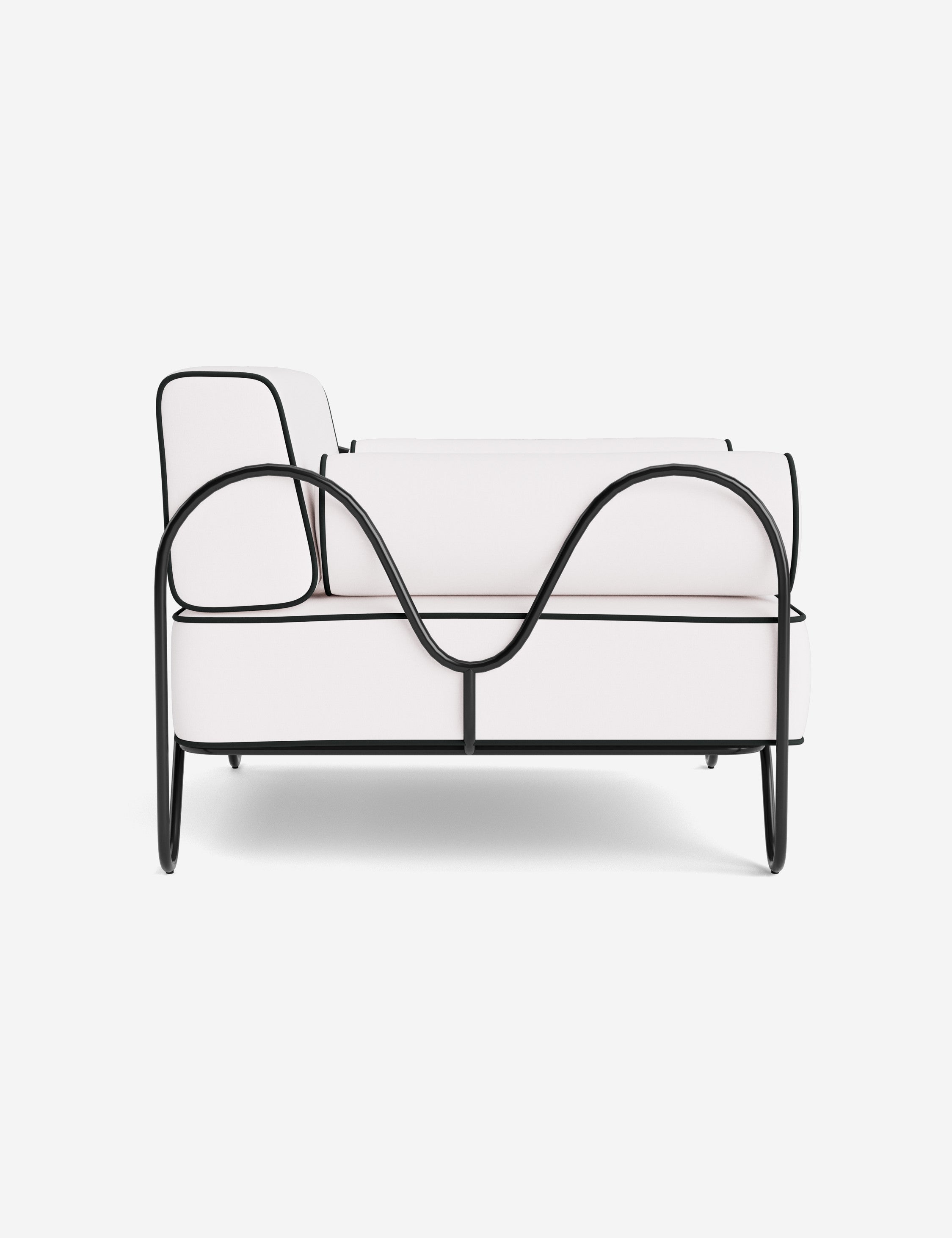 Lulu and Georgia Peggy Outdoor Accent Chair Cushion by Sarah Sherman Samuel - view 65