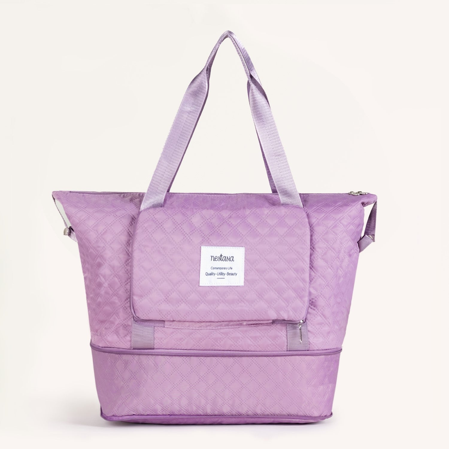 Nestasia Montara Waterproof Over Night Bag Foldable Expandable Violet