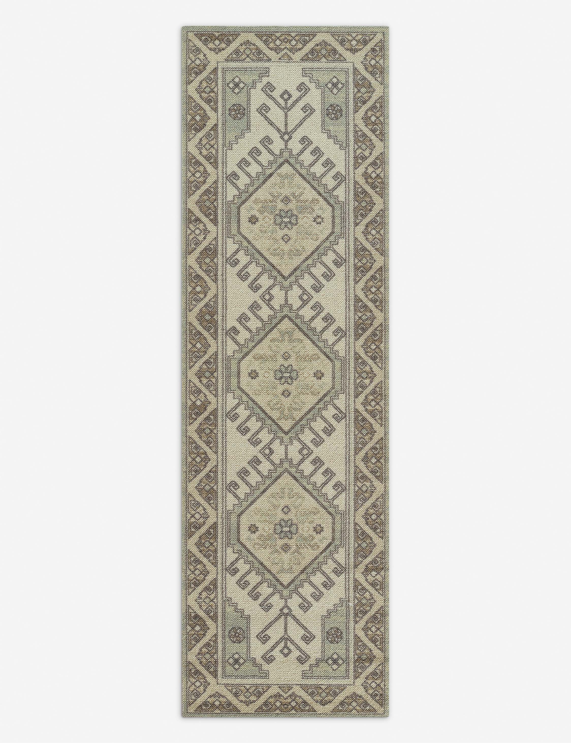 Lulu and Georgia Navia Wool-Blend Rug – Sage - view 4