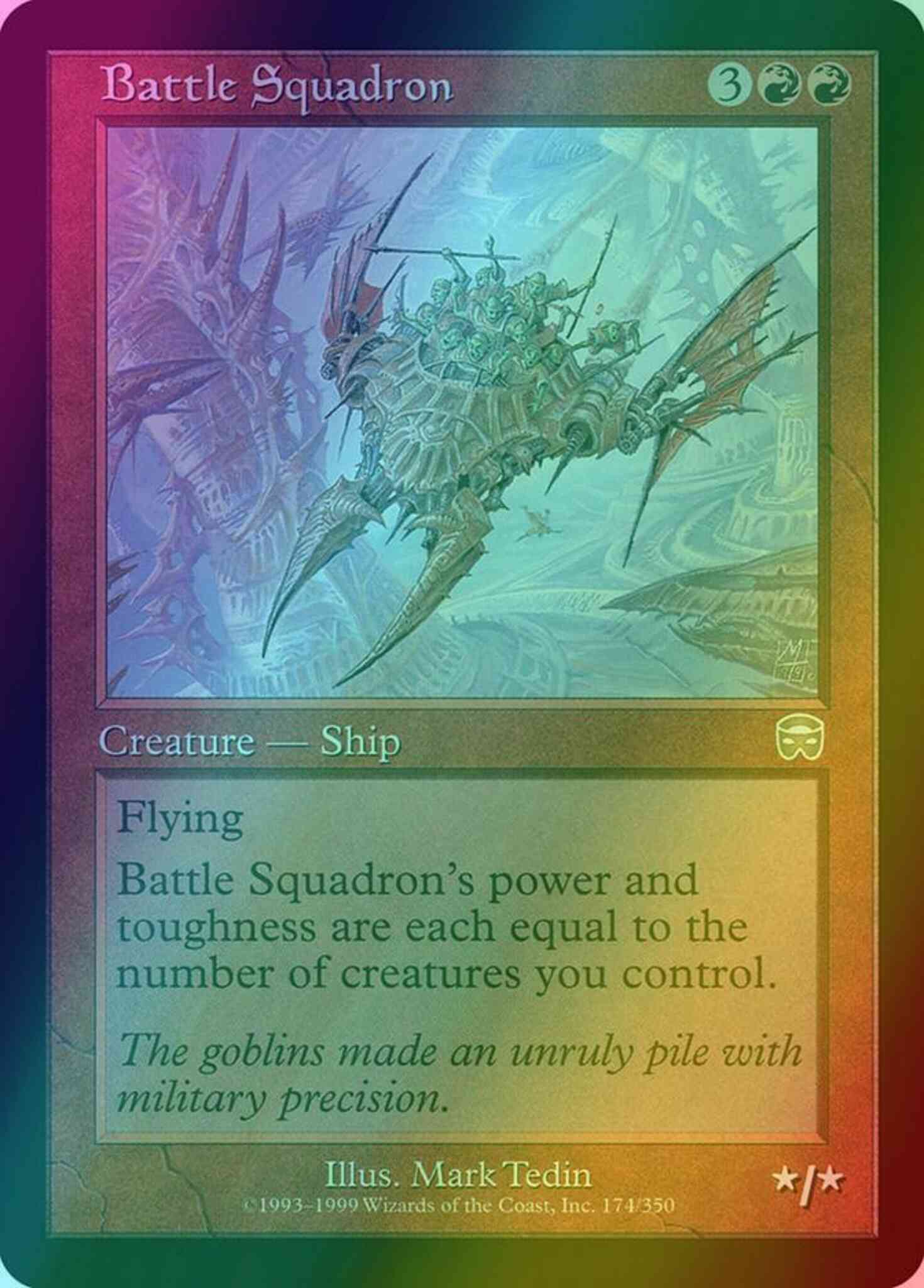 Battle squadron 174 – Magic Battle Squadron [174] [Mercadian Masques] [Foil]