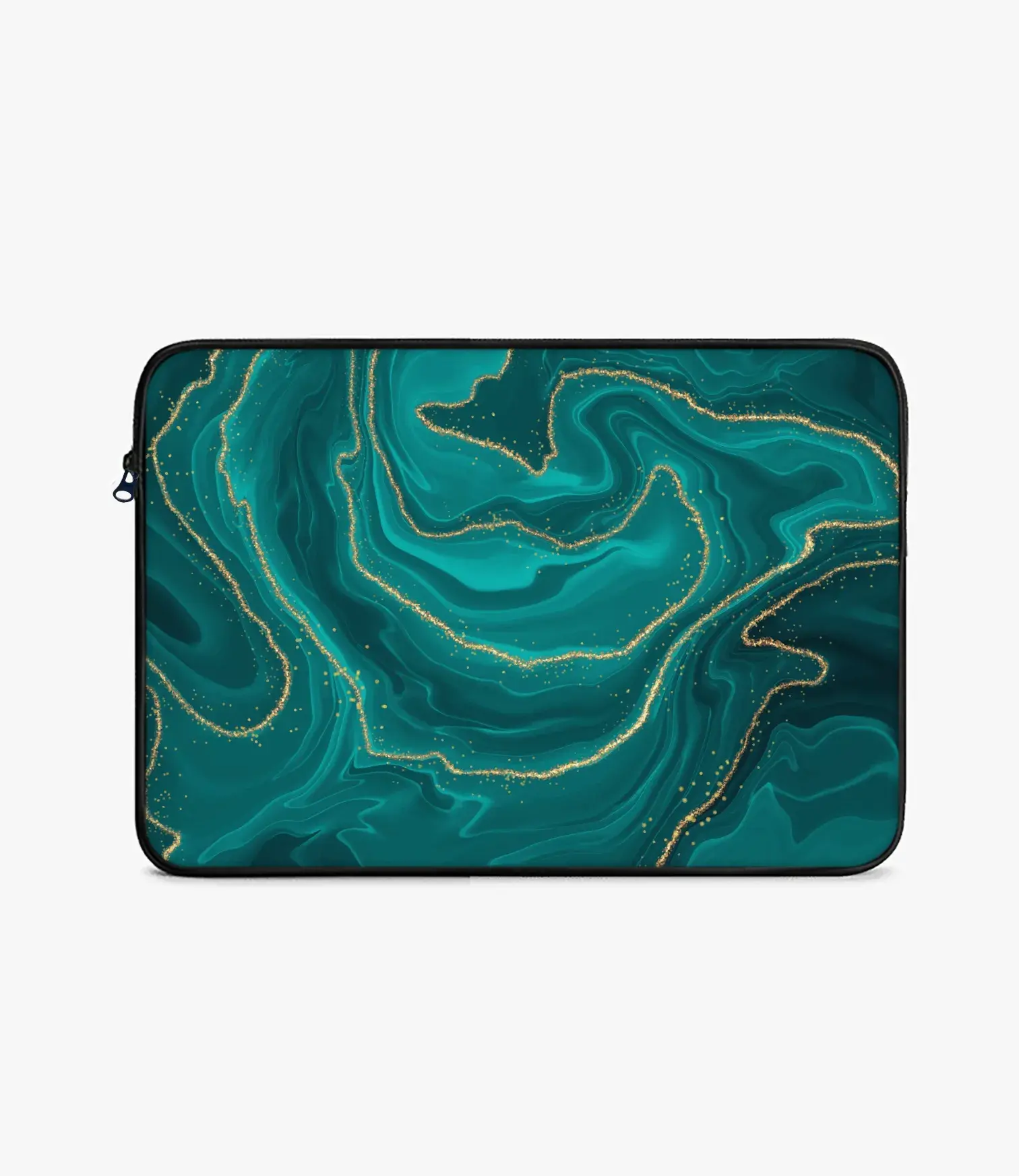 The Case Company Turquoise Marble Laptop Sleeve