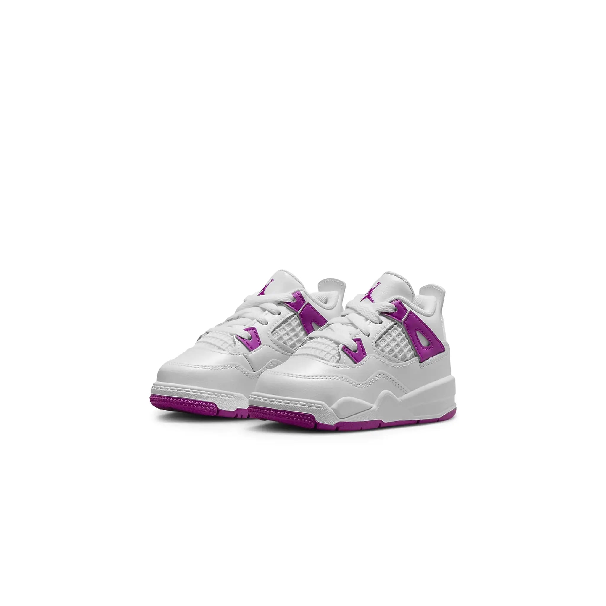 Air Jordan 4 Retro Hyper Violet (TD) – White - view 2