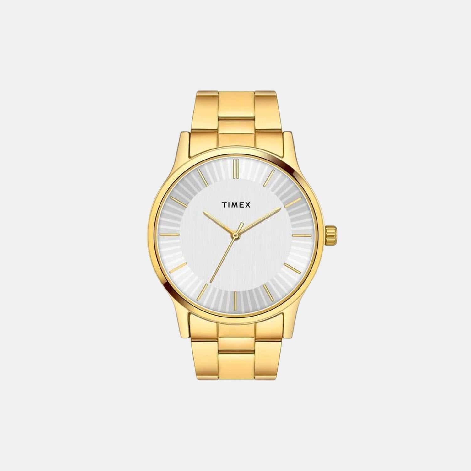 Timex Fashion Men Quartz Silver Dial Analog Stainless Steel Watch TW0TG8306