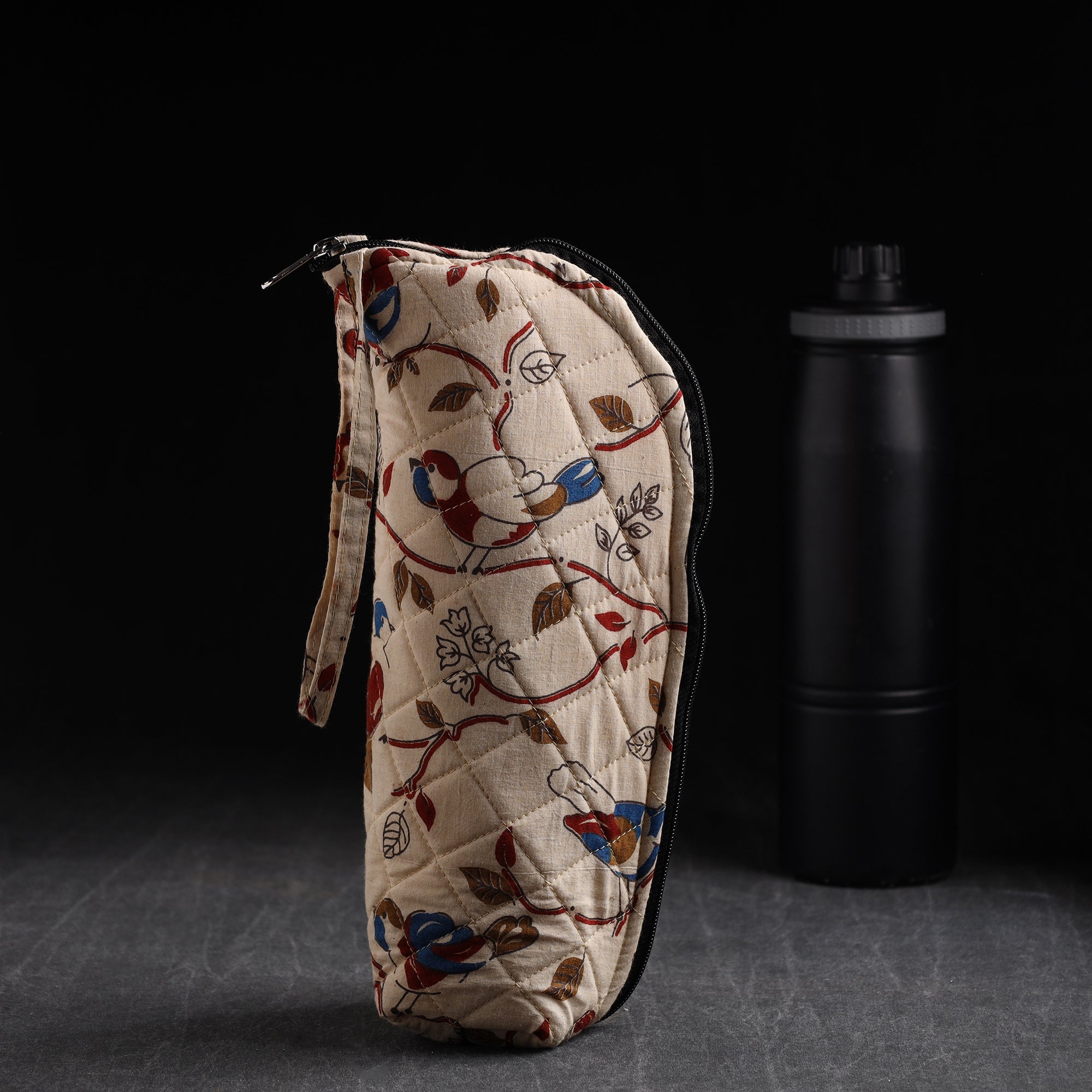 JALPARI Beige - Handmade Cotton 1L Water Bottle Cover 10 - view 2