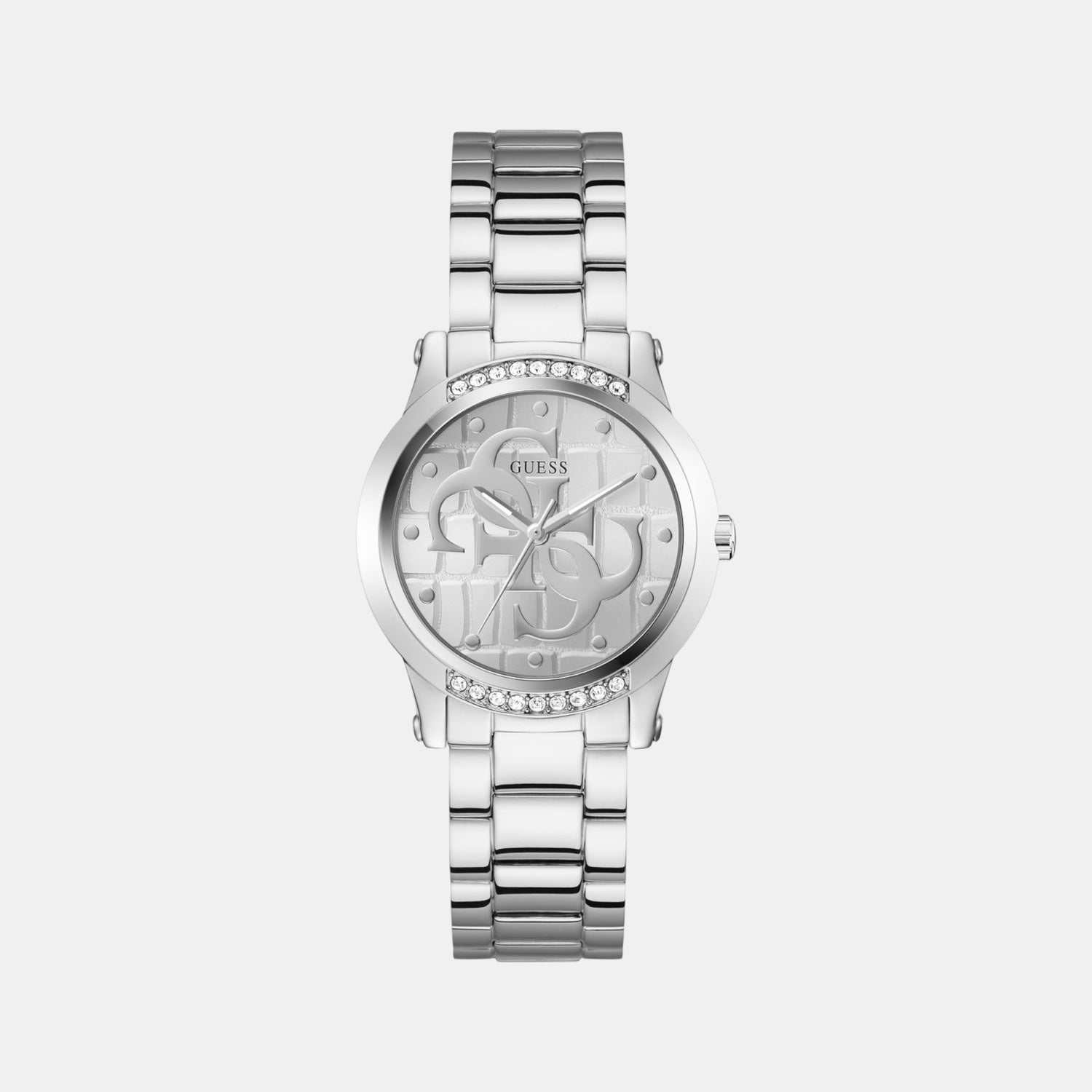 Guess Annette Women Quartz Silver Dial Analog Stainless Steel Watch GW0861L1