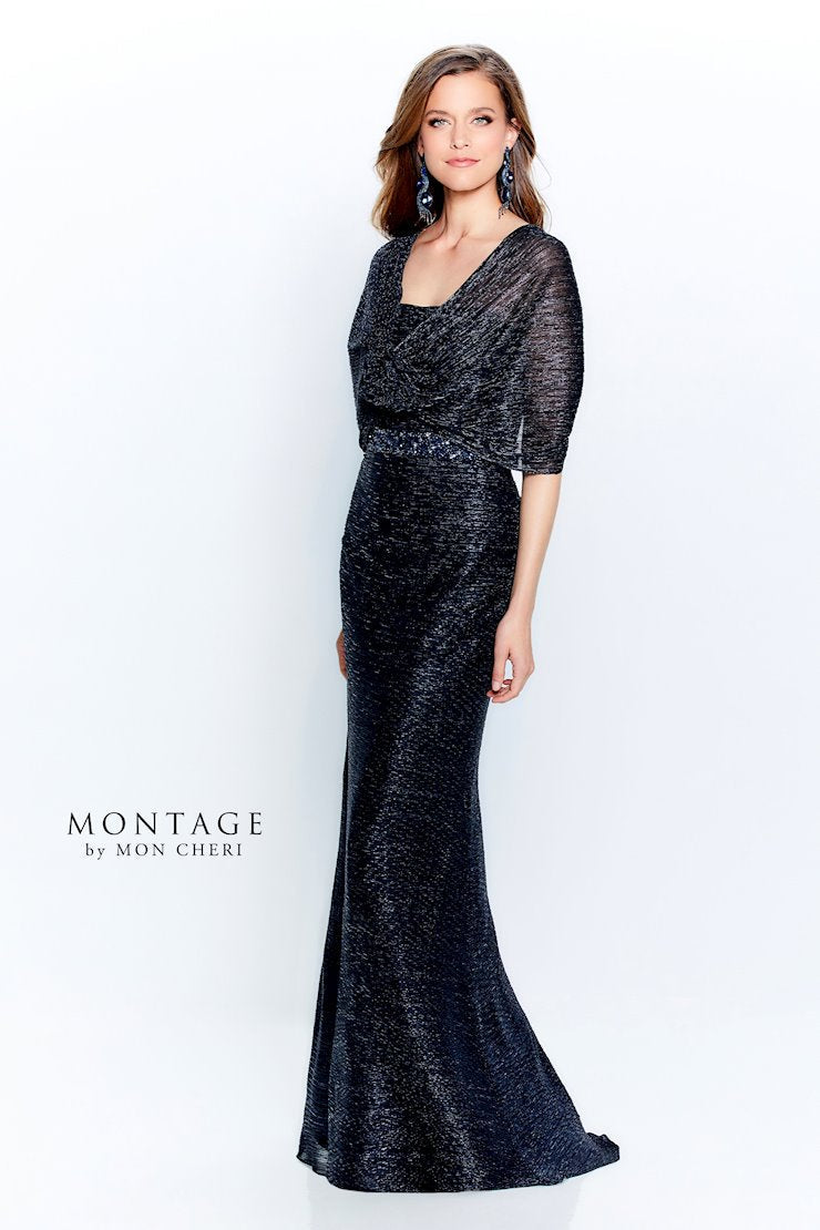 Montage 120902 Long Beaded Formal Evening Dress - view 2