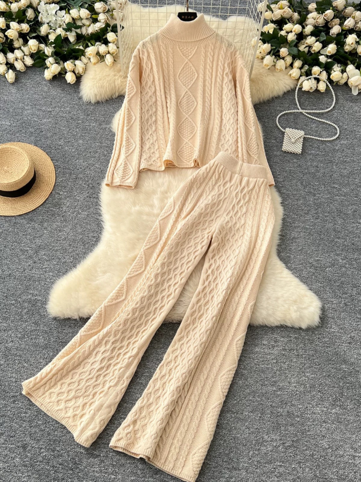 Alamode By Akanksha Gester Luxe Winter Coord Set - Tracksuit