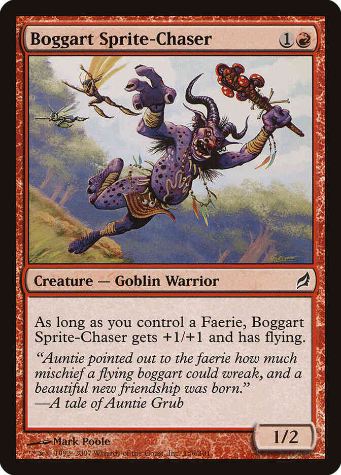 Boggart sprite-chaser 156 – Magic Boggart Sprite-Chaser [156] [Lorwyn] [Non-Foil]