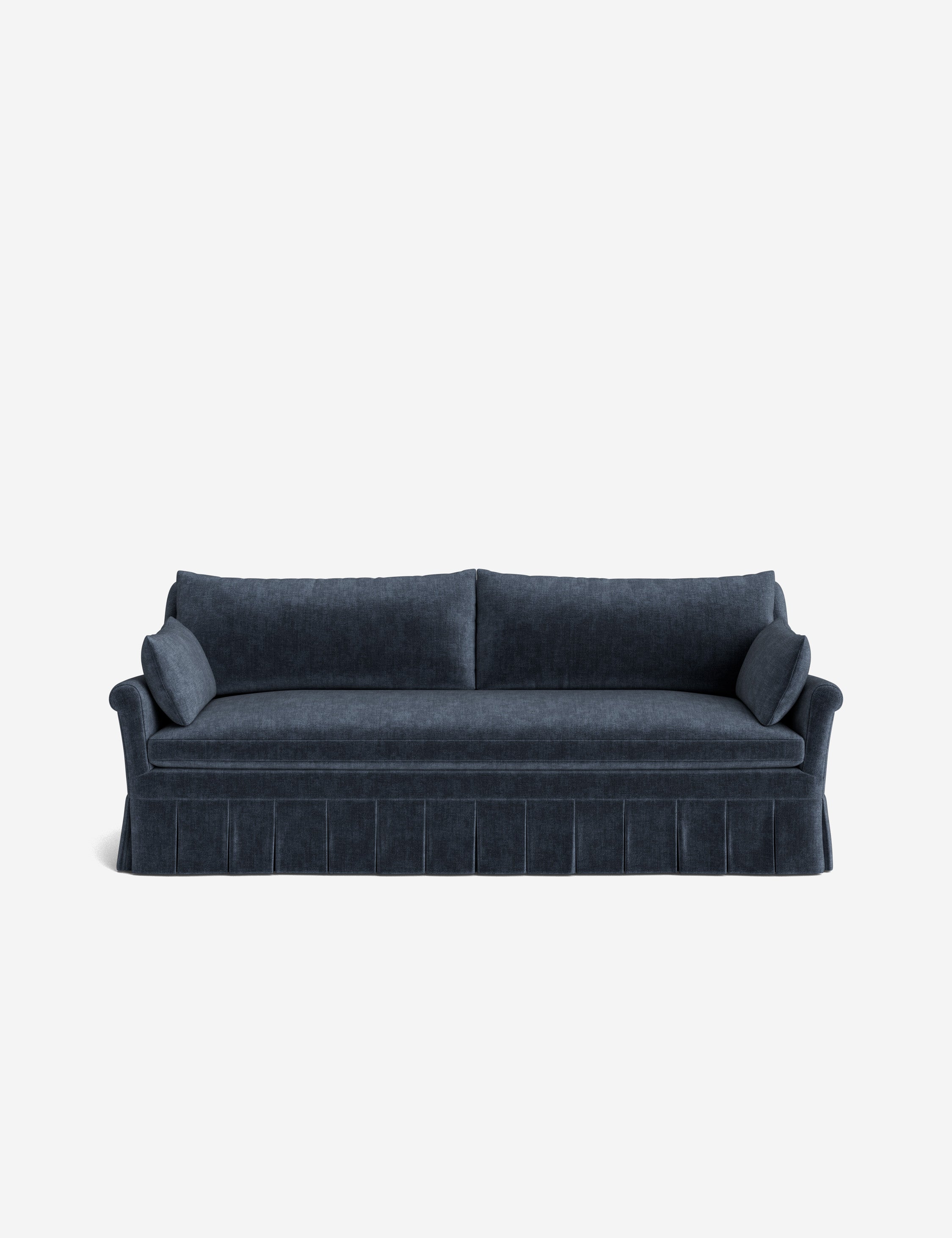 Lulu and Georgia Portola Rolled Arm Pleated Sofa - view 8