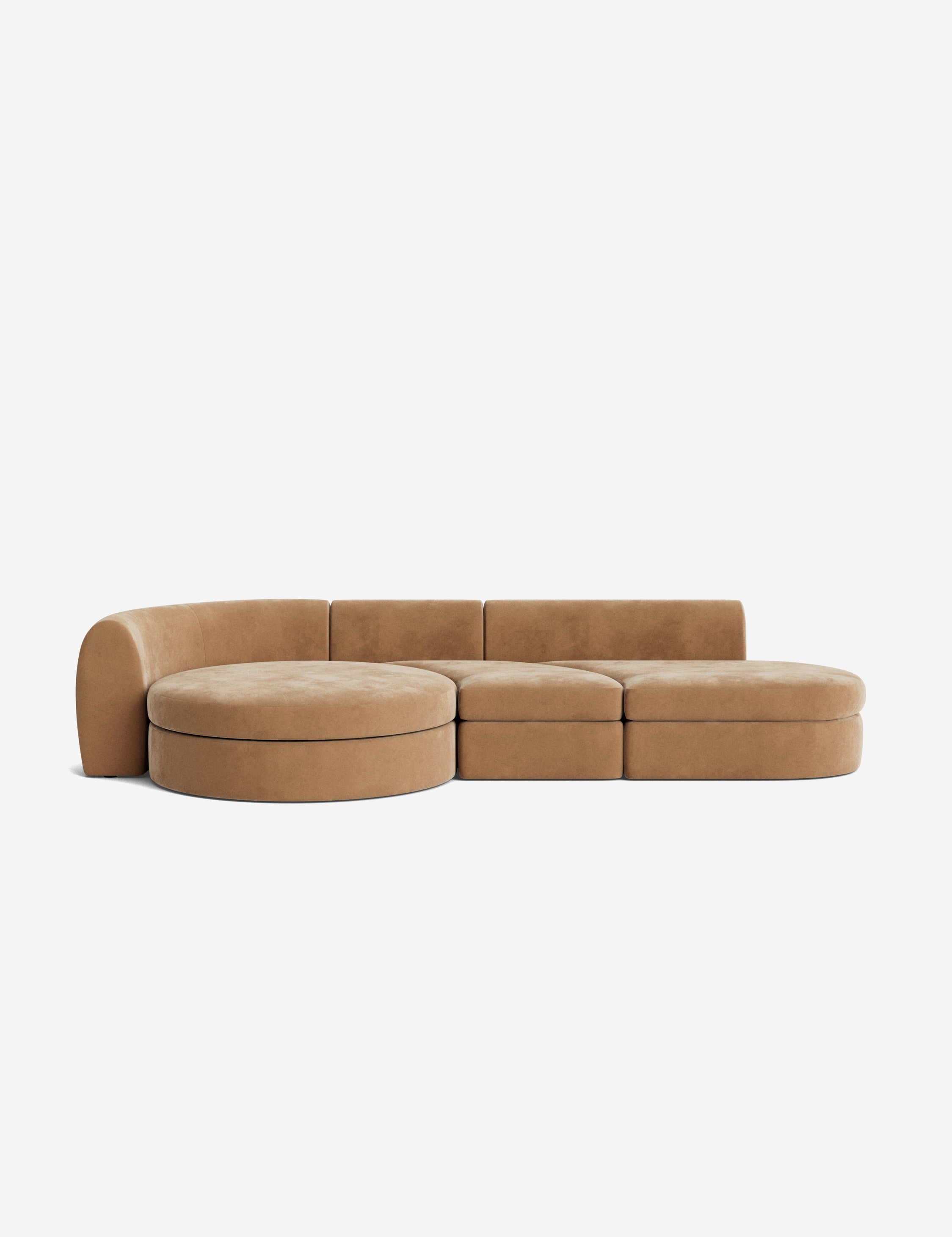 Lulu and Georgia Buckley Modular Chaise Sectional Sofa - view 101