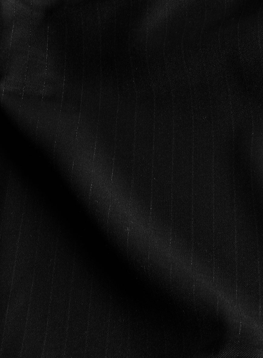 StudioSuits Napolean Party Stripe Black Wool Jacket - view 2
