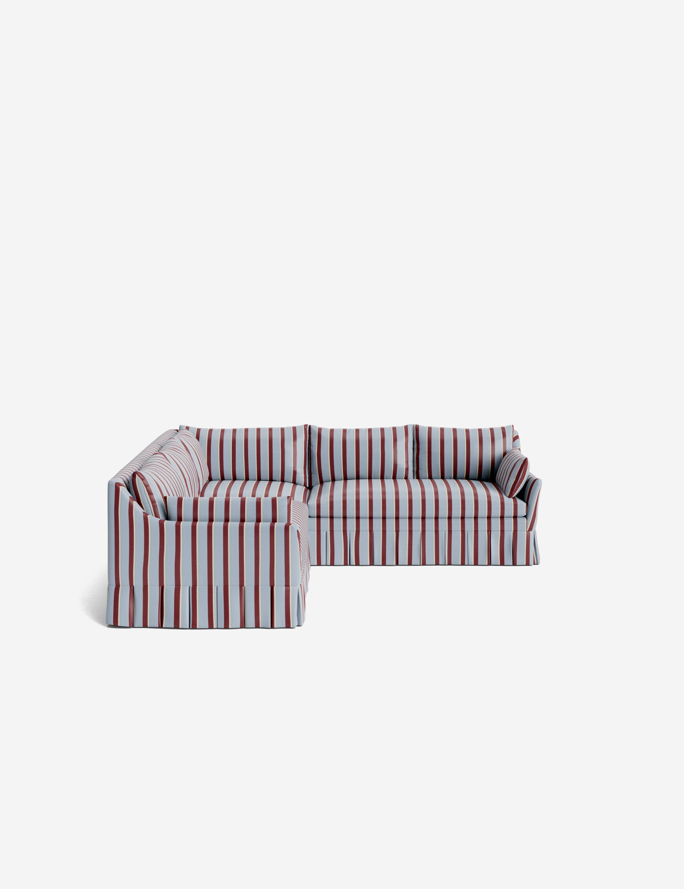 Lulu and Georgia Portola Luxe Depth Pleated Corner Sectional Sofa - view 217
