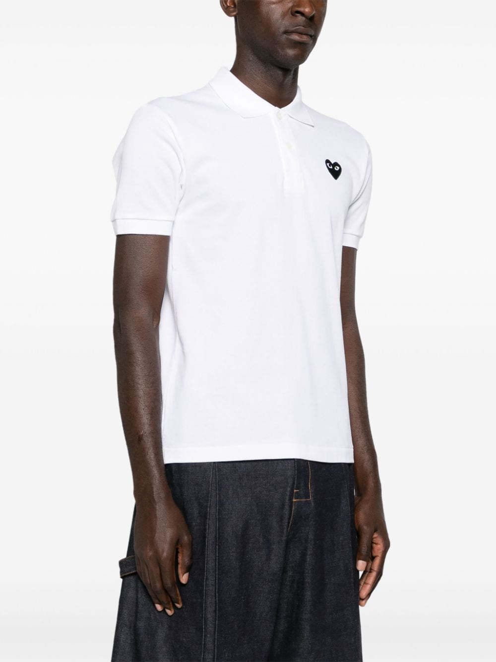 Comme Des Garcons Comme Des Garçons Cotton polo shirt - view 3