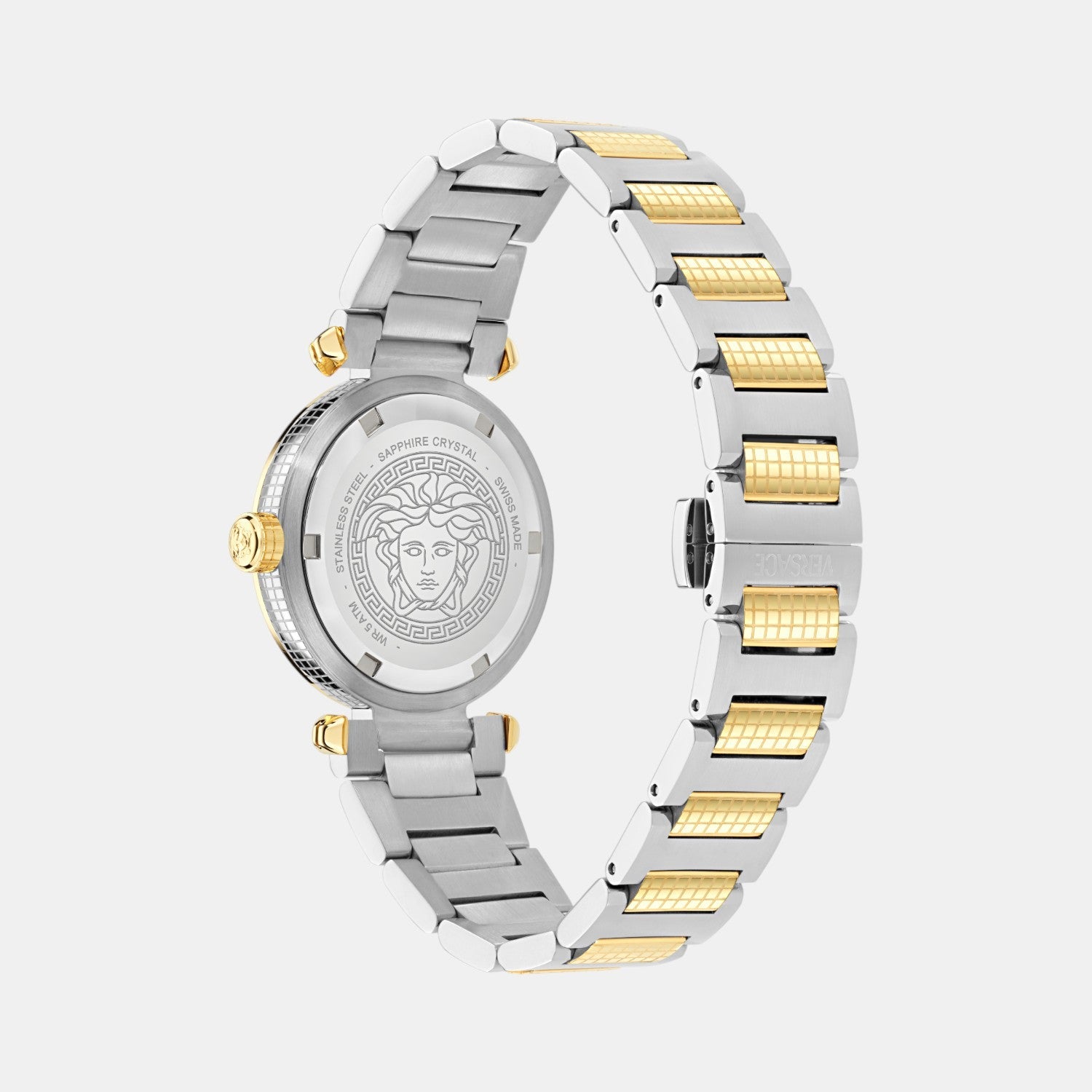 Versace Greek Women Quartz Green Dial Analog Stainless Steel Watch VE5B00525 - view 3