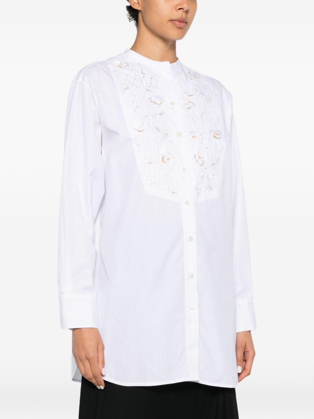 Hippy Realisti Embroidered cotton shirt – Cotton 100% - view 2