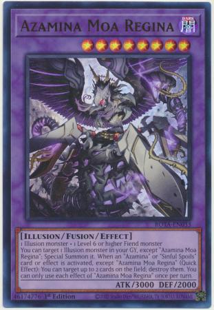 Yu-Gi-Oh! Azamina Moa Regina - ROTA-EN033 - Ultra Rare - 1st Edition