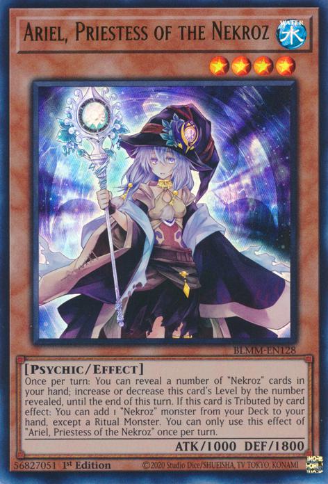 Ariel priestess – Yu-Gi-Oh! Ariel, Priestess of the Nekroz - BLMM-EN128 - Ultra Rare - 1st Edition