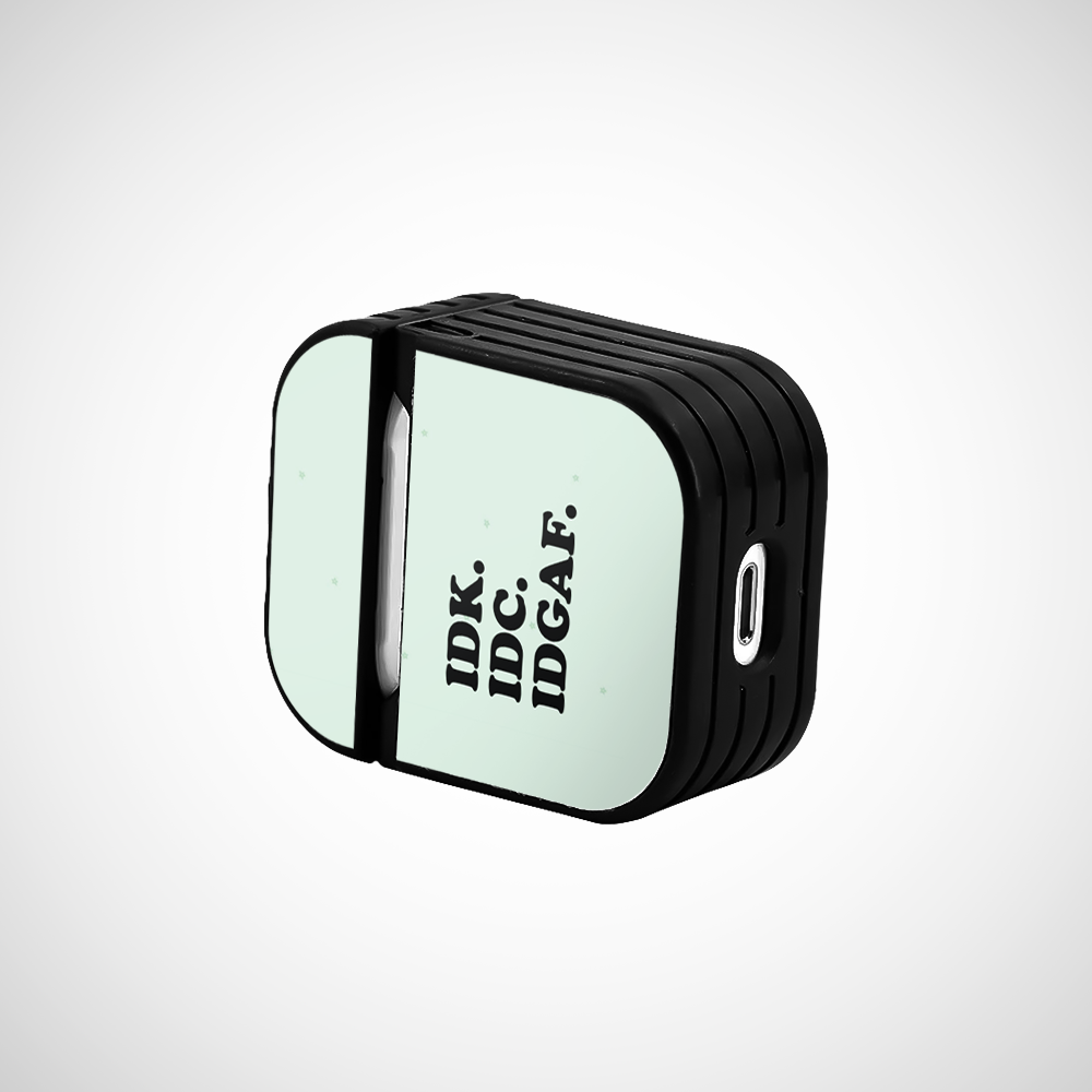 Cover It Up IDGAF Glass Airpods 2nd Gen Case Covers - view 3
