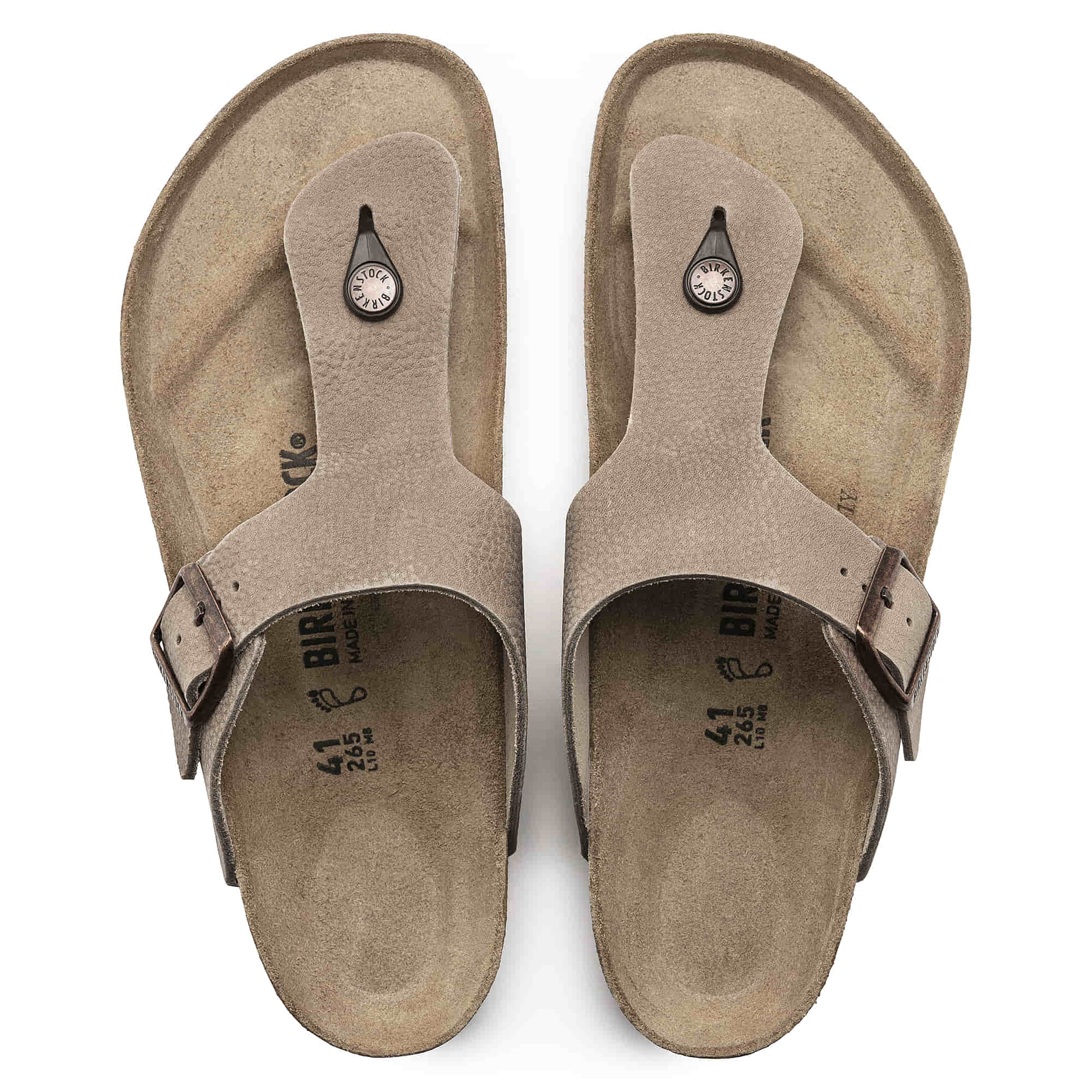 Birkenstock Ramses Nubuck Leather – Beige Beige/Steer Taupe - view 2
