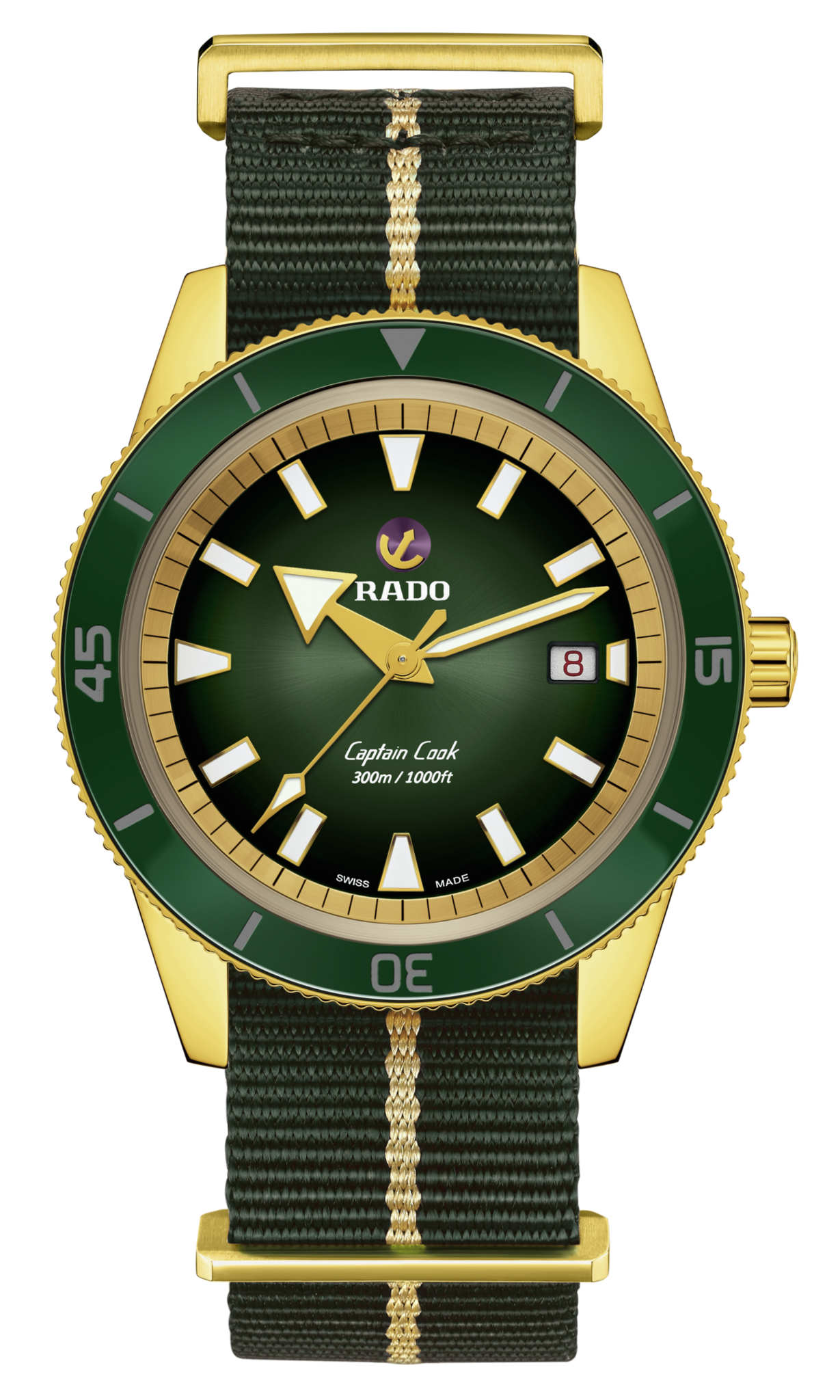 Rado Captain Cook Green Dial Men 42mm - view 2