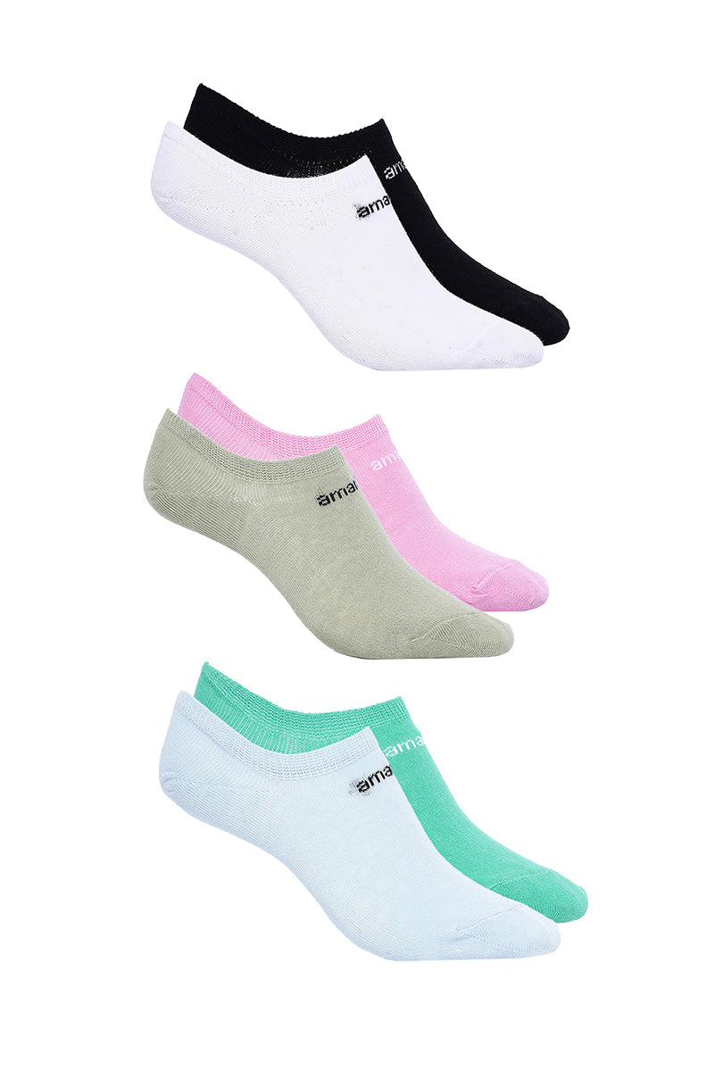 Amante Low Cut Socks (Pack of 6) - Multicolor - view 3