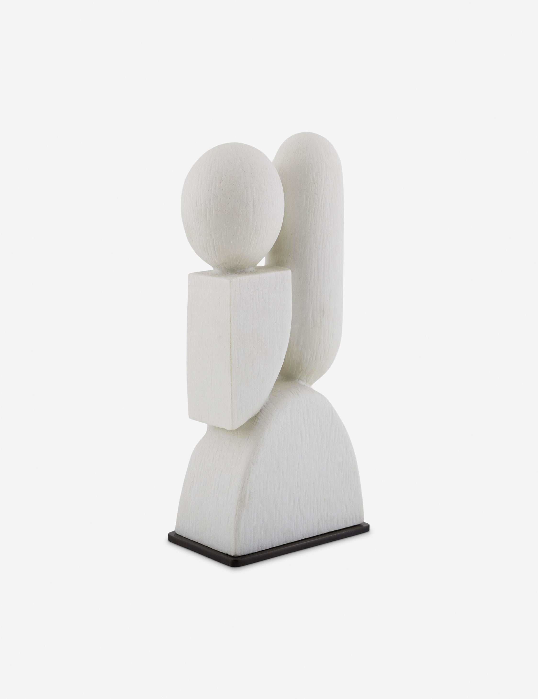 Lulu and Georgia Poza Sculpture by Arteriors – White - view 2