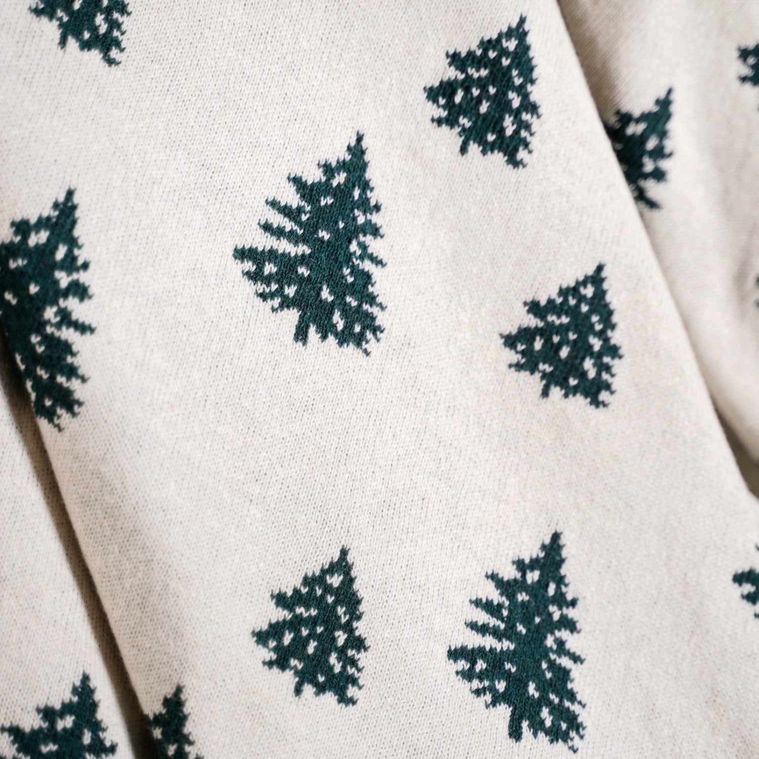 Nestasia Green Reversible Christmas Tree Throw Blanket - view 3