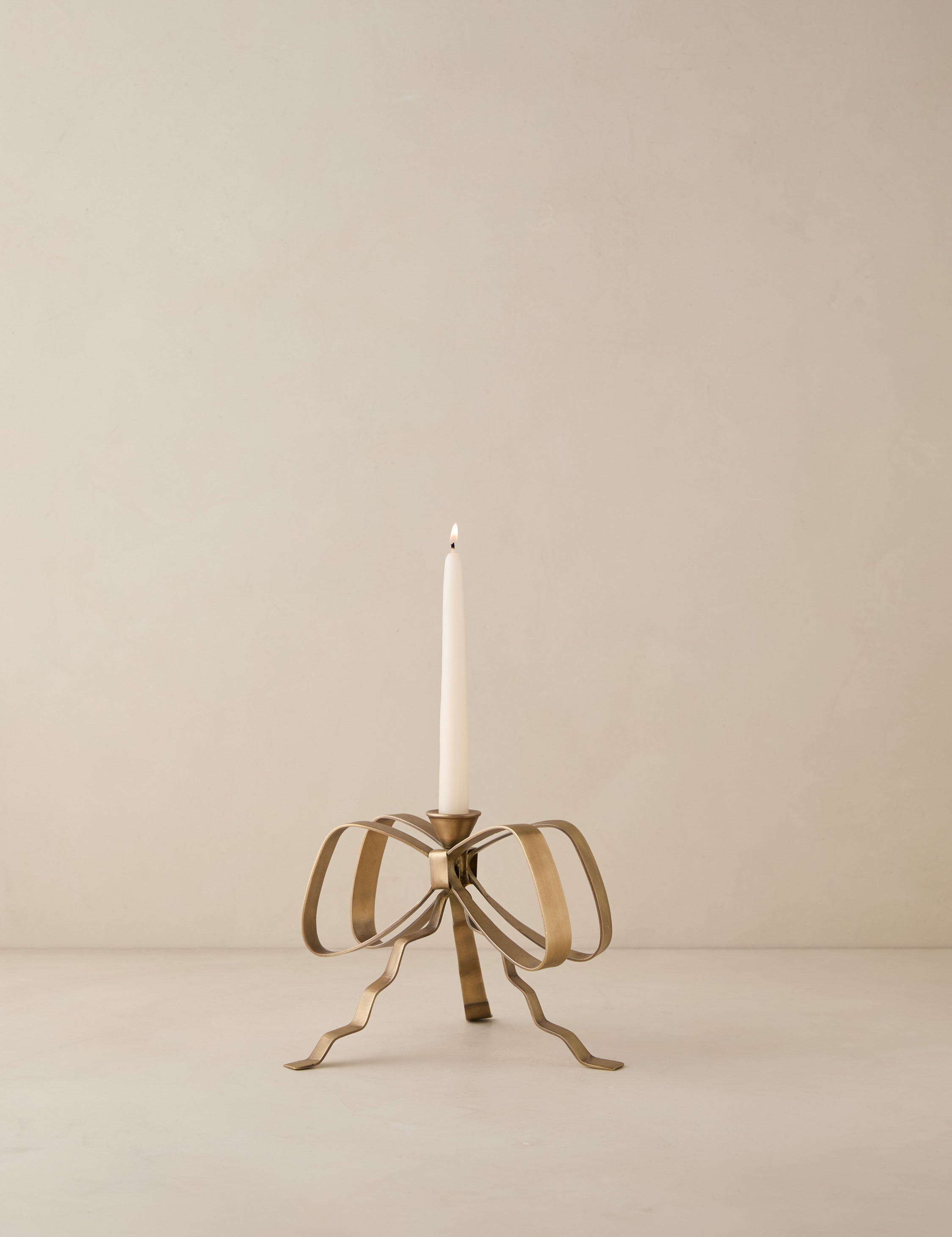 Lulu and Georgia Ribbon Candlestick by Sarah Sherman Samuel - view 2