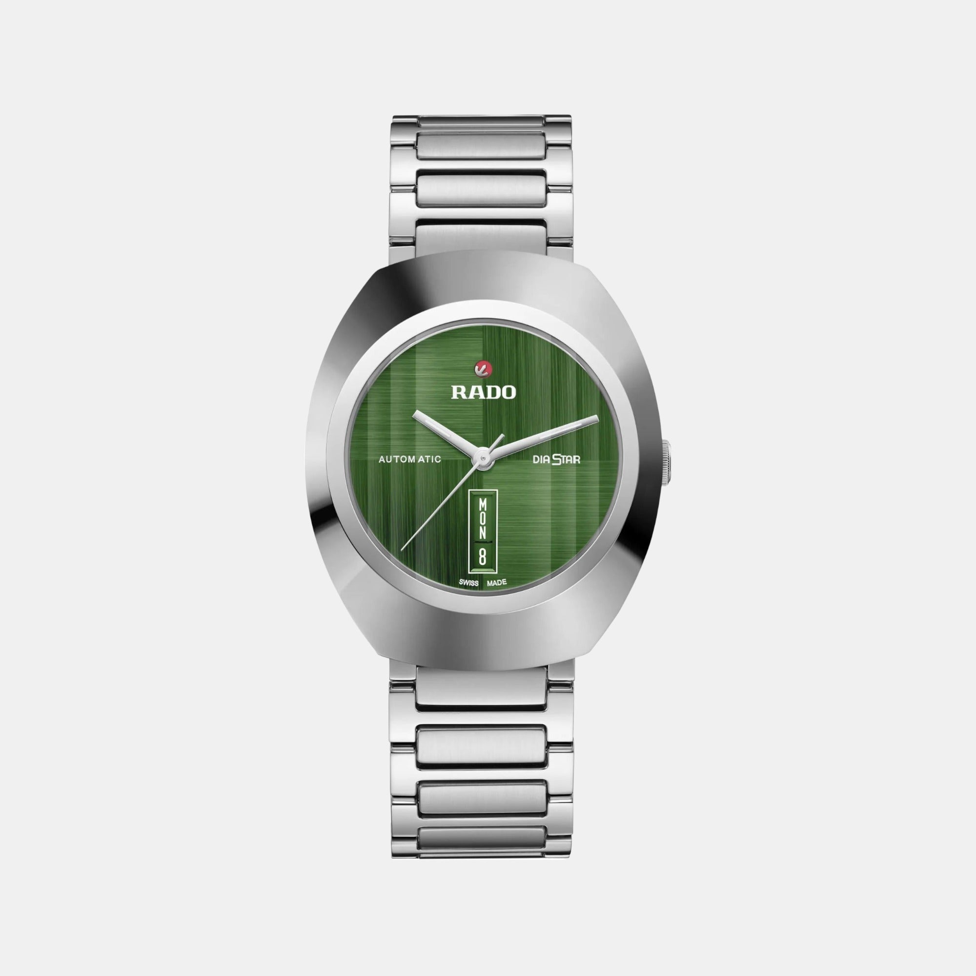 Rado Diastar Unisex Automatic Green Dial Analog Stainless Steel Watch R12160303