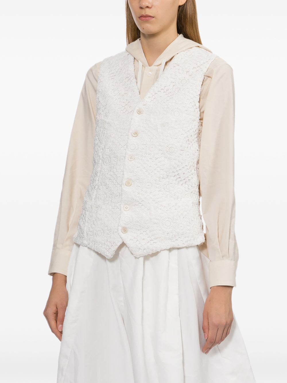 Comme Des Garcons Comme Des Garçons Lace Vest - view 4