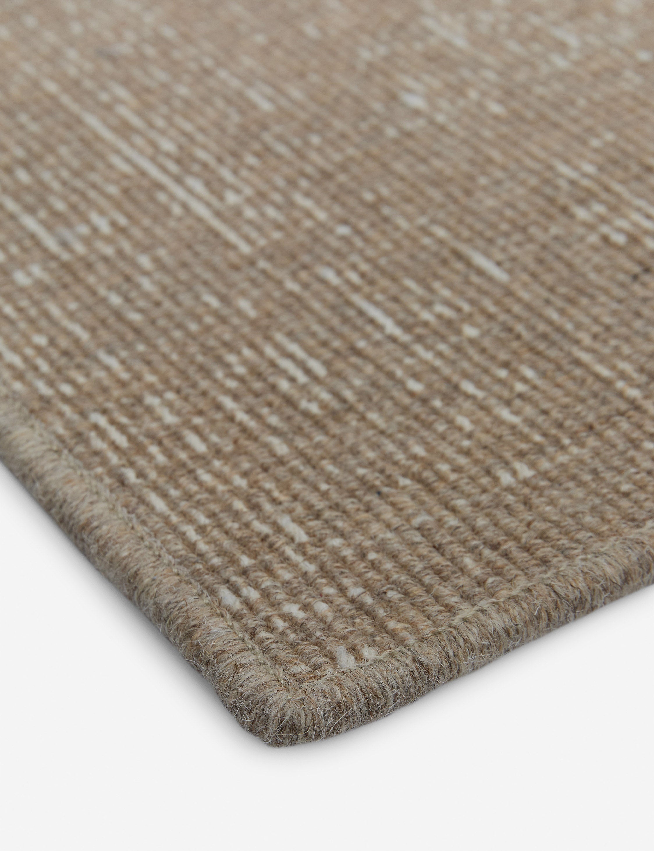Lulu and Georgia Custom Polina Flatweave Wool Rug, Weathered Oak