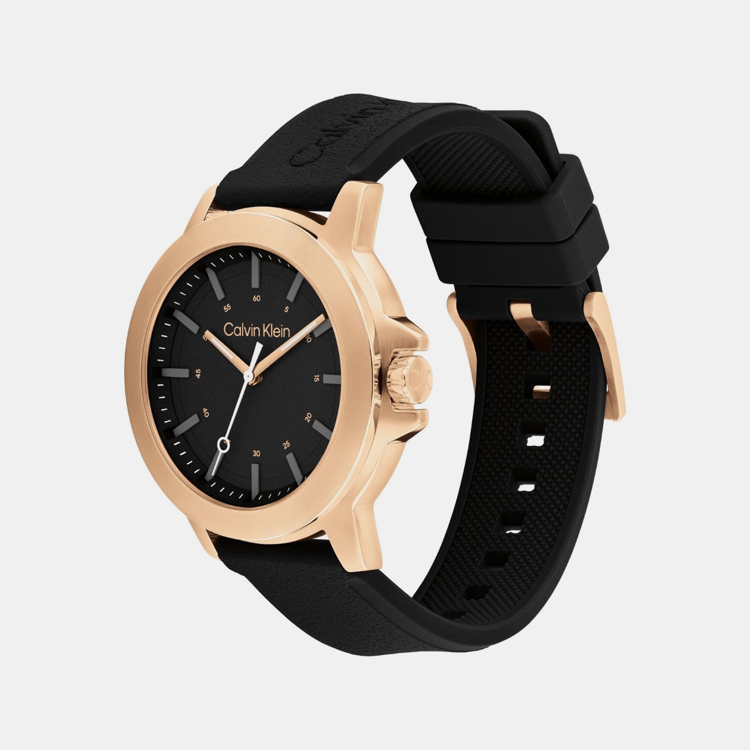 Calvin Klein Ck Reset Men Quartz Dark Grey Dial Analog Silicone Watch 25200481 - view 2