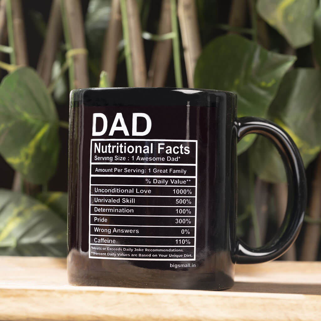 Bigsmall_piu Dad Nutritional Facts Mug - view 5