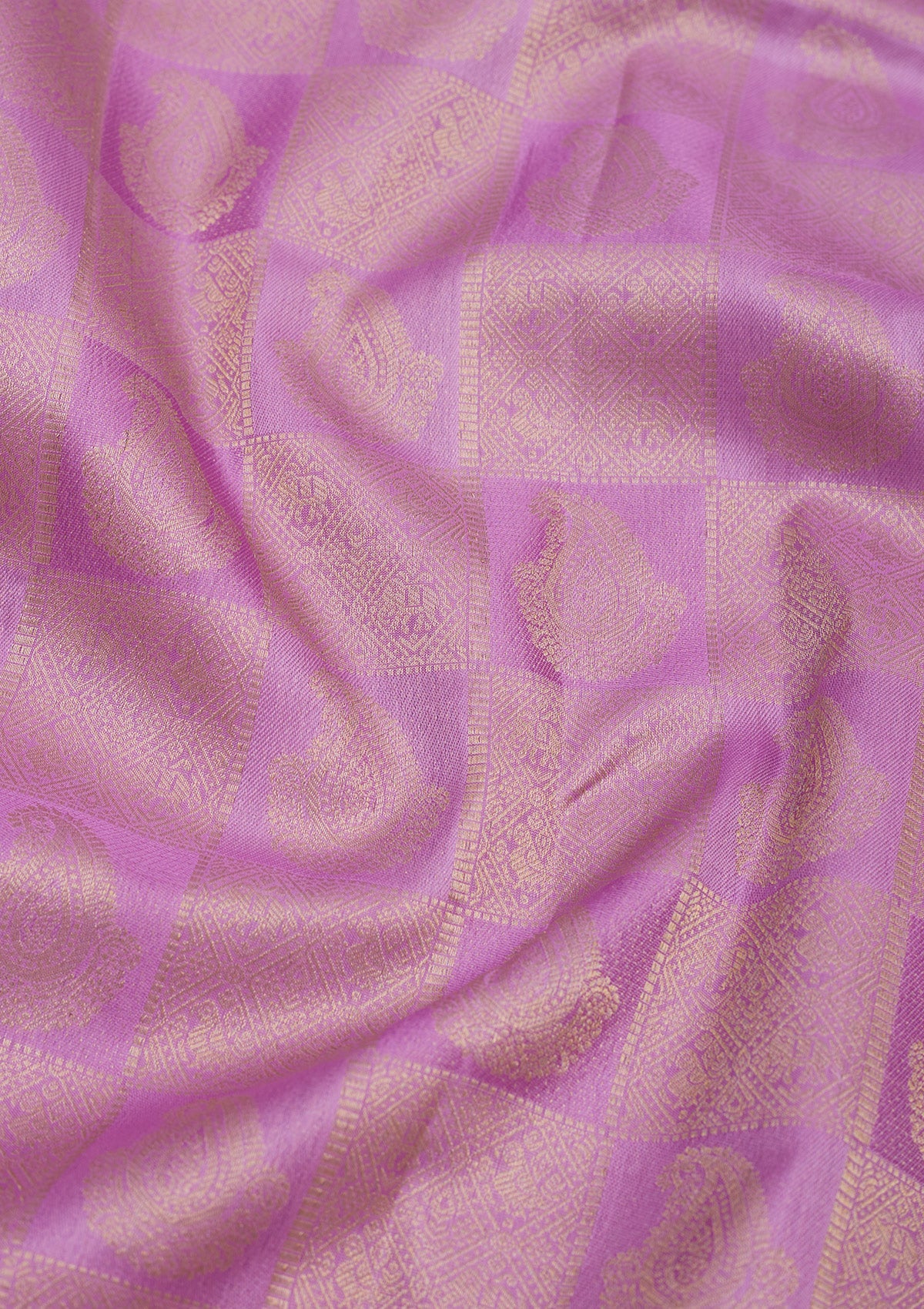 Koskii Lavender Zariwork Pure Silk Saree – Women's - view 2