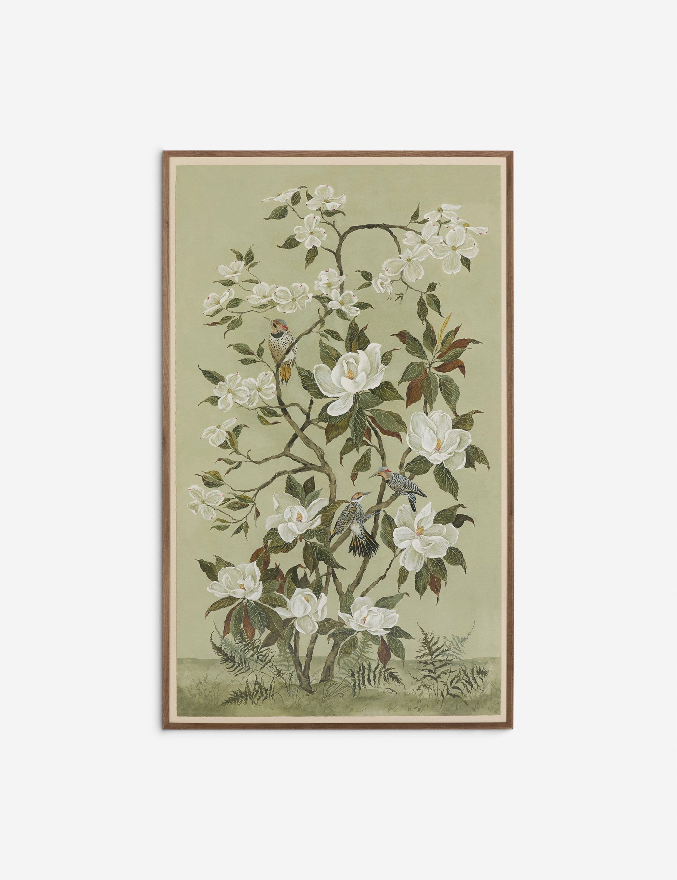 Lulu and Georgia Green Chinoiserie Wall Art by Laurel-Dawn Latshaw