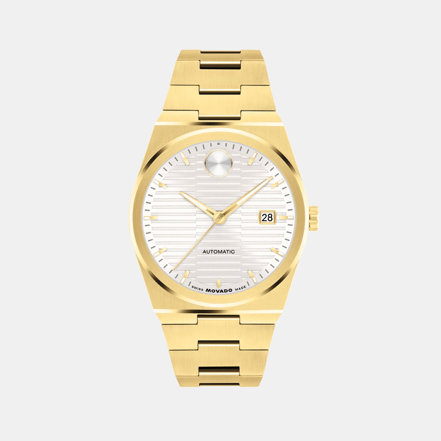 Movado Bold Quest Men Automatic White Dial Analog Stainless Steel Watch 3600943