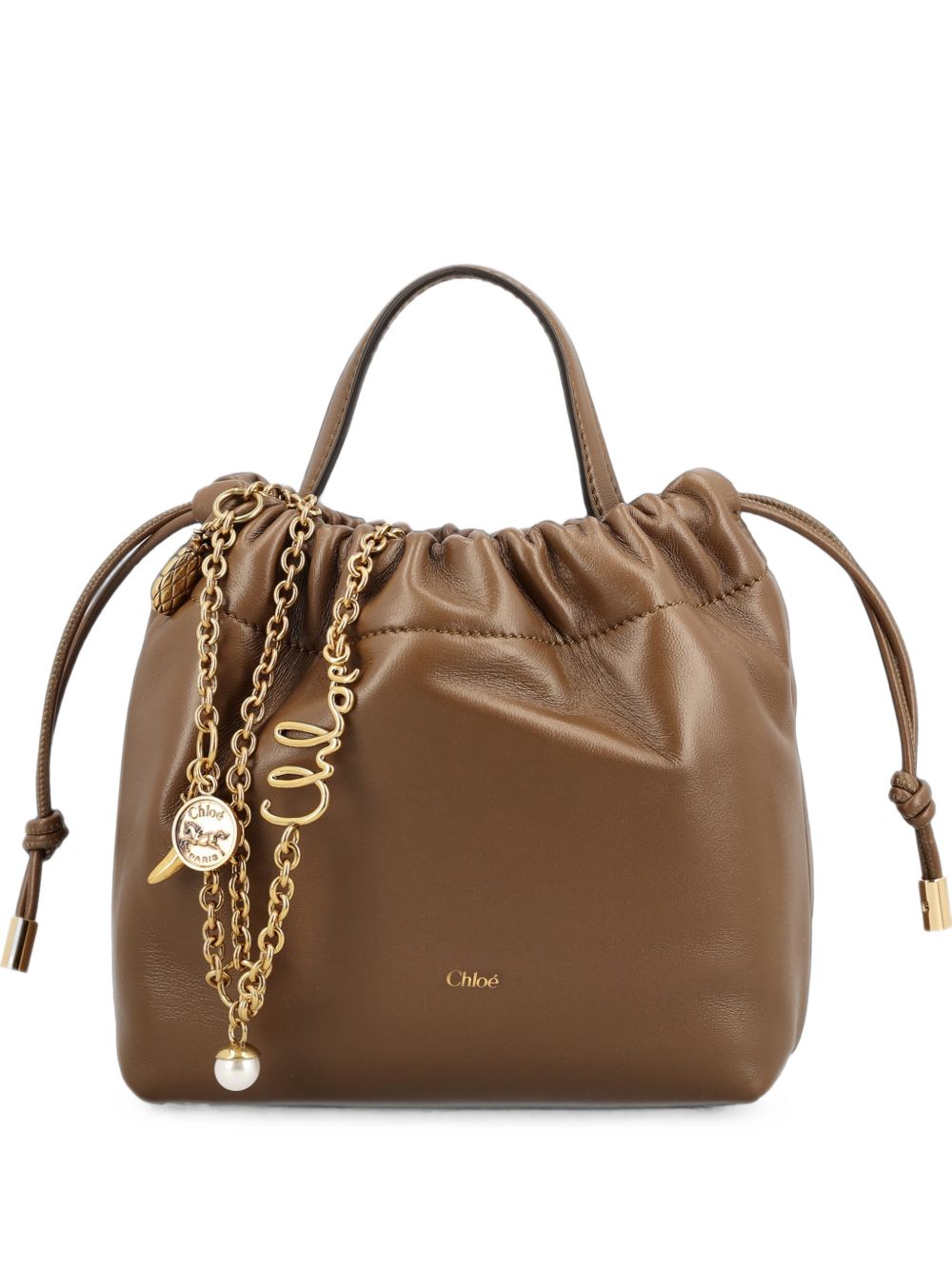 Chloé Chloe Penelope Drawstring Bag – 100% Lamb Leather