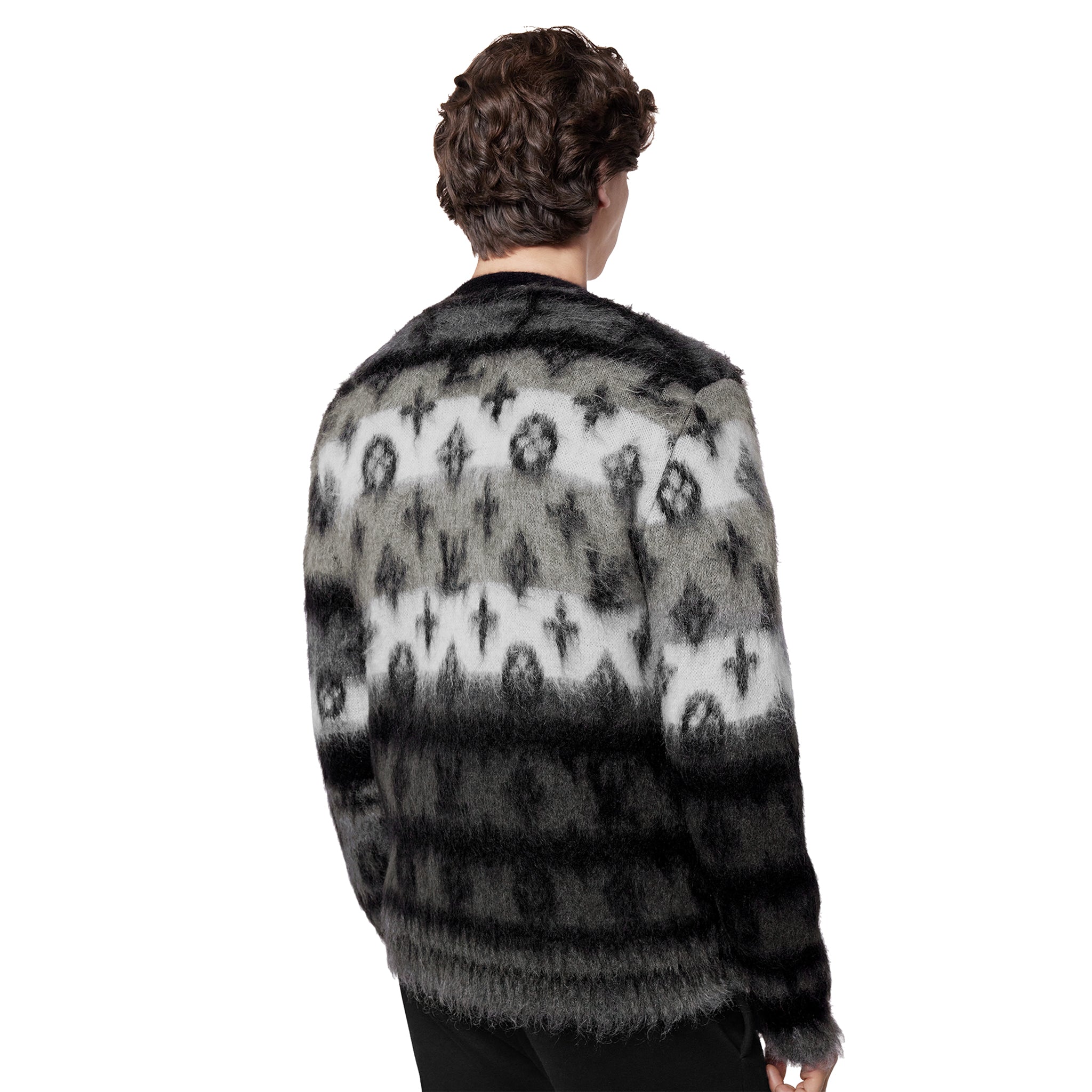Louis Vuitton Monogram Mohair Multicoloured Cardigan - view 2